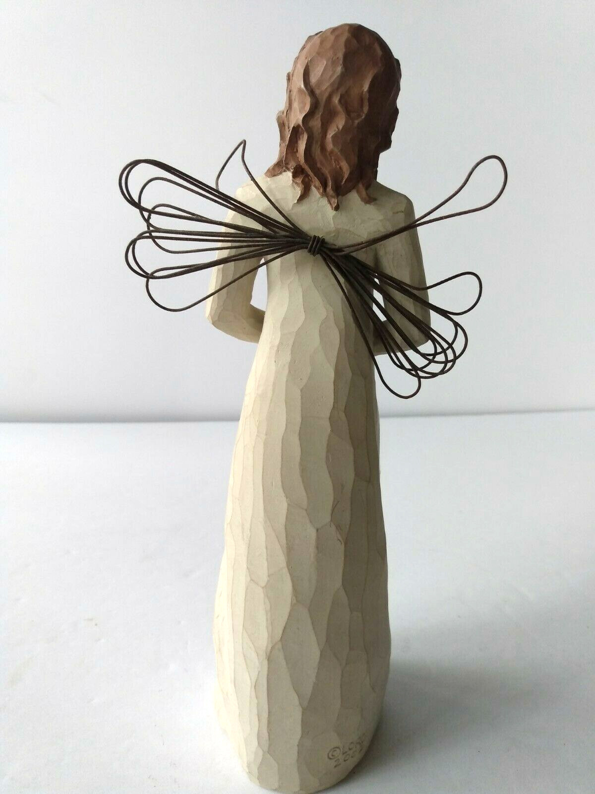 2002 DEMDACO WILLOW TREE Pineapple Welcoming Angel Figurine 8″ Tall