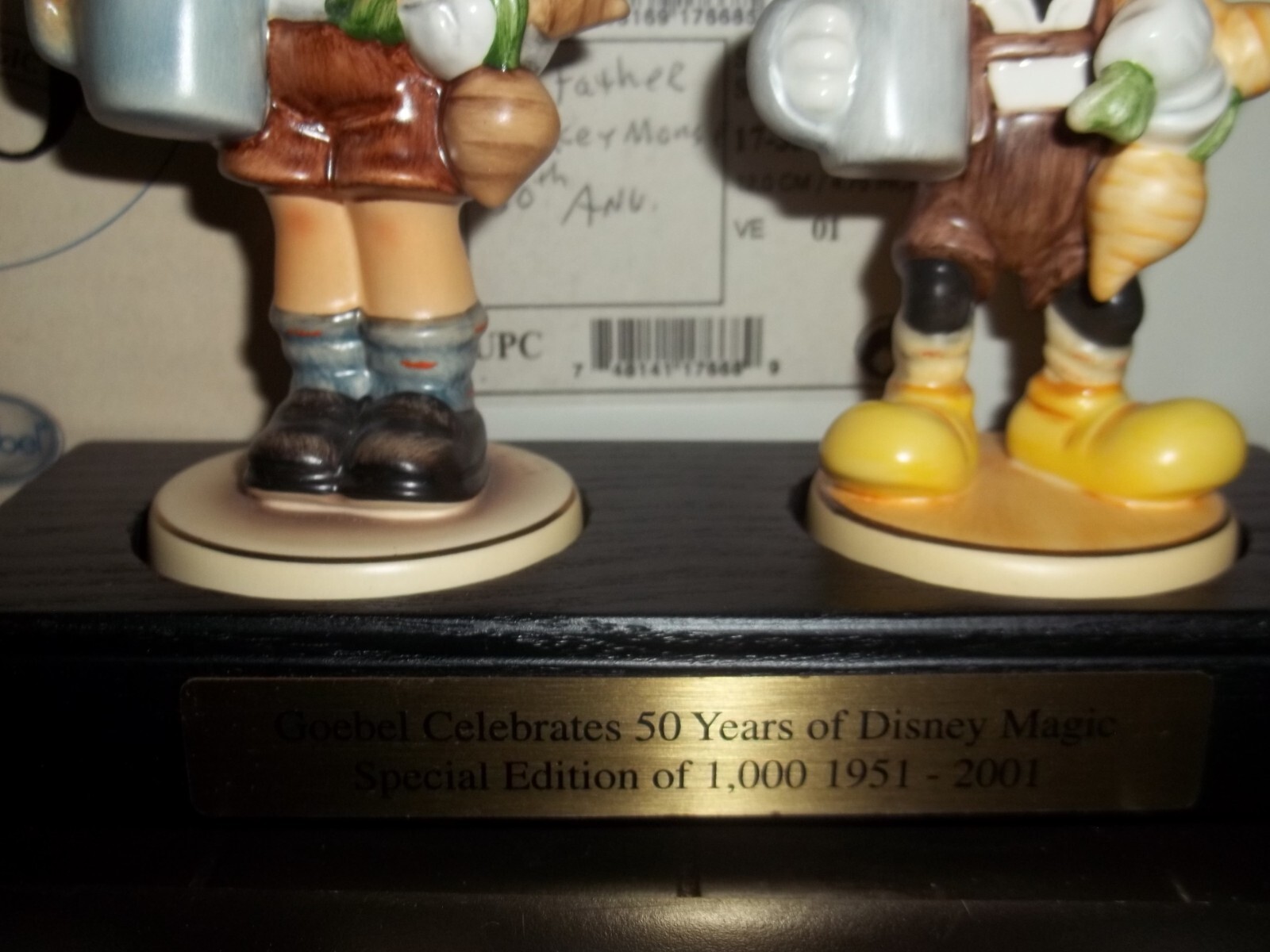 Hummel Disney~For Father~#87~Disney LTD Ed of 1,000 50 YEAR~Micky Mouse~NIB~RARE