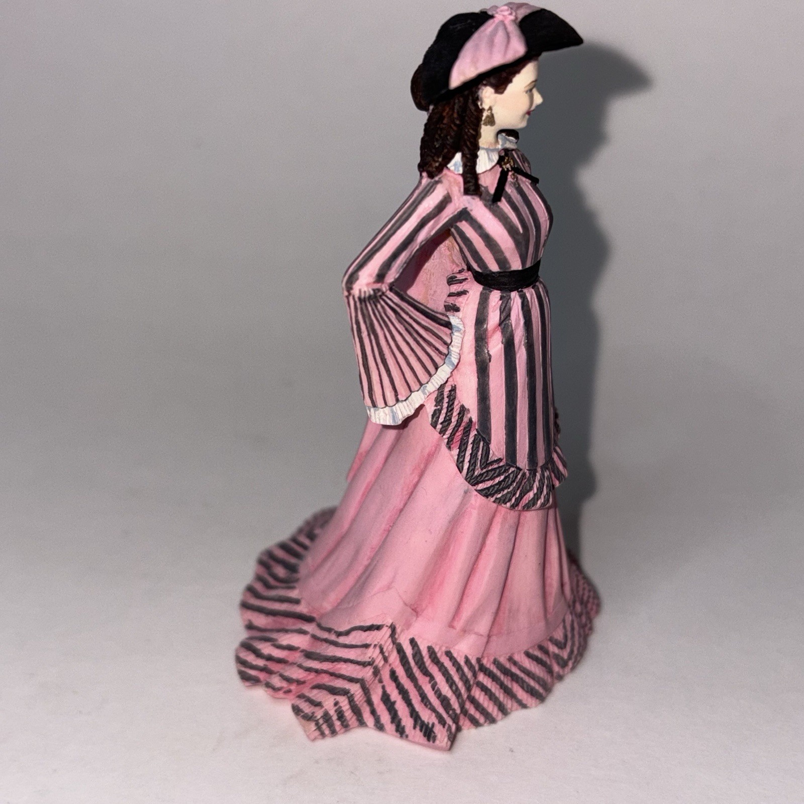 Franklin Mint Gone With The Wind Scarlett O’Hara Her Promenade Figure Pink Dress