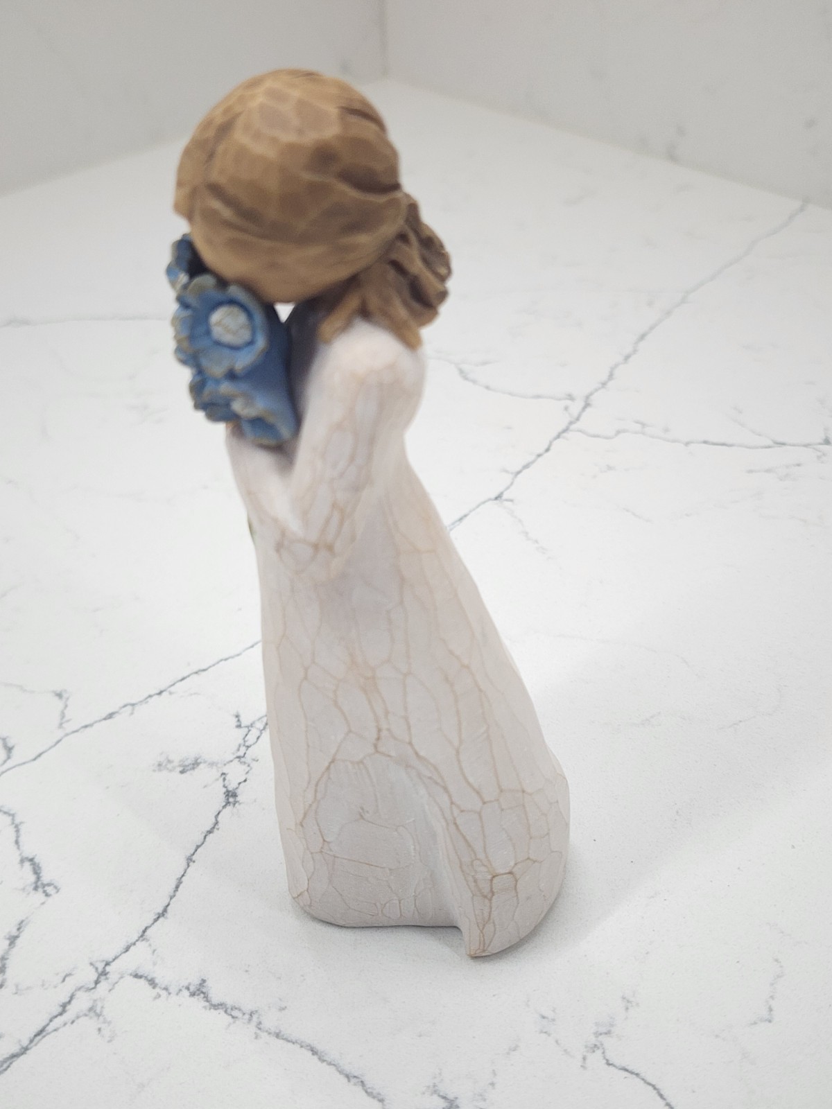 3 Willow Tree Figurines Surrounded By Love, Forget-Me-Not & Abundance