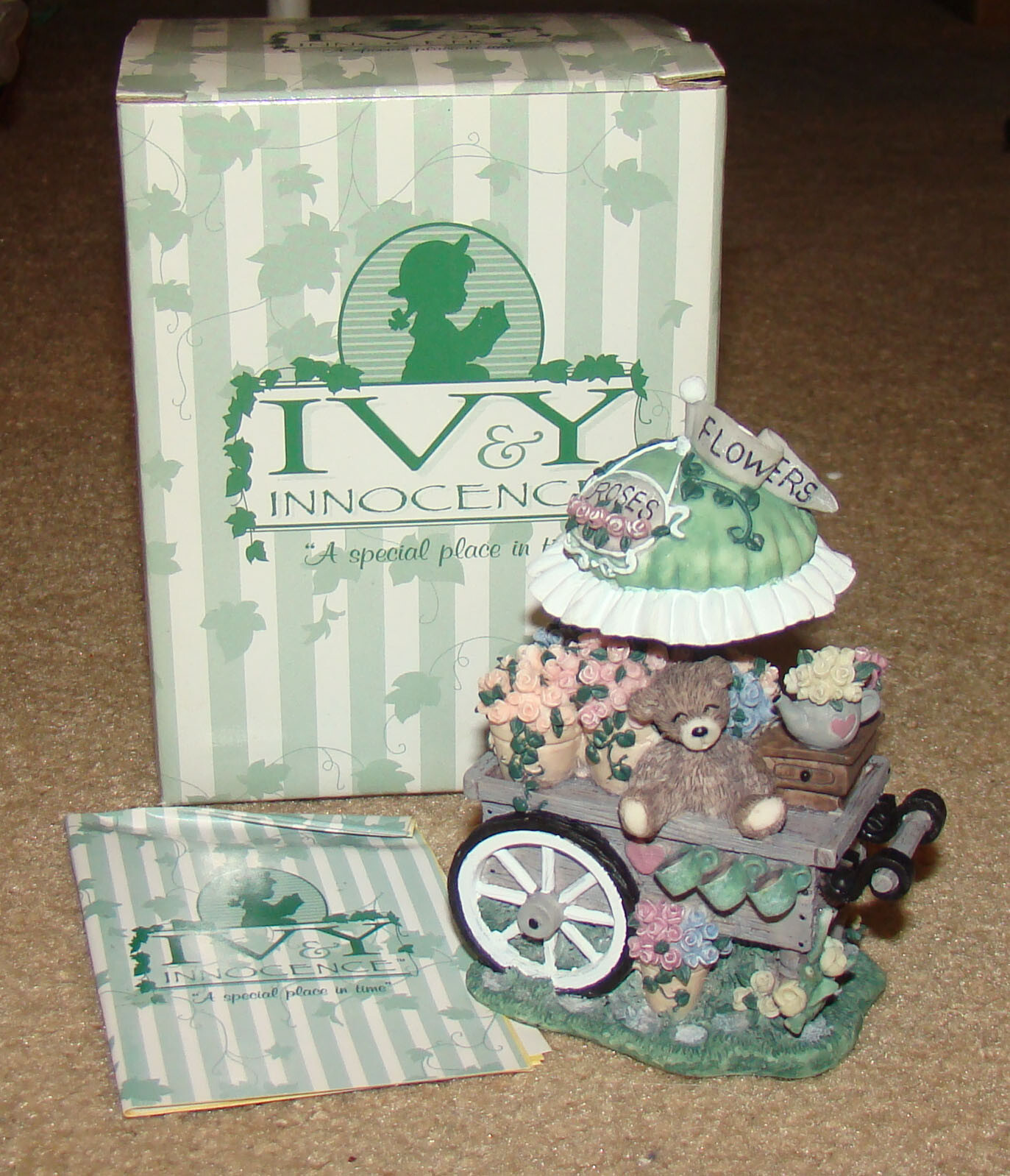1997 Cast Art Industries, Ivy & Innocence, BLOSSOM’S FLOWER CART (05121)