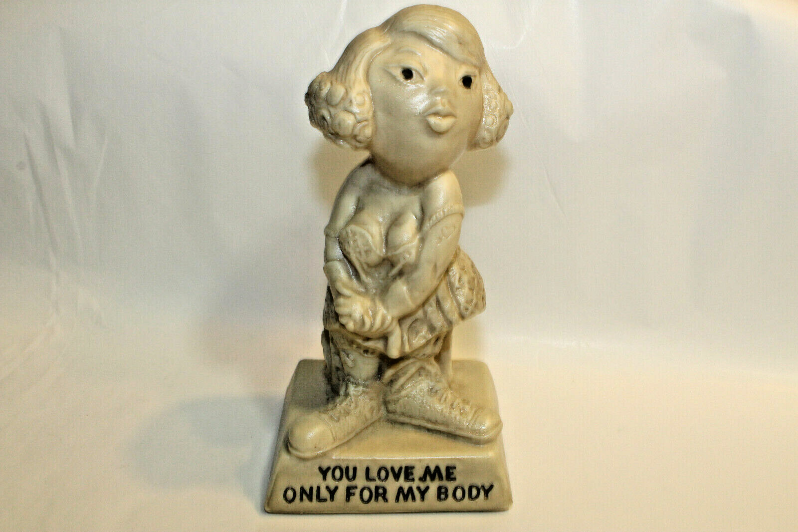 1970 R & W BERRIES Figurine Woman You Only Love Me For My Body