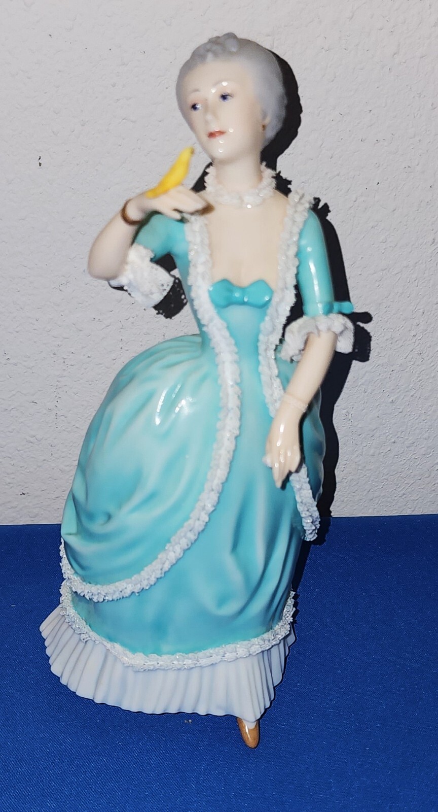 Porcelain Women With Bird Figurine “A Song for Gabrielle”