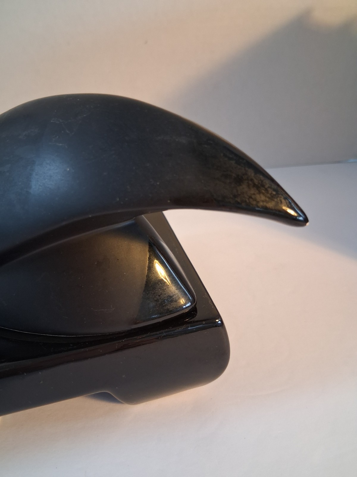 Vintage MCM Art Deco Black Swan; Matte Body, Glossy Accents; Lovely! EUC/Mint!