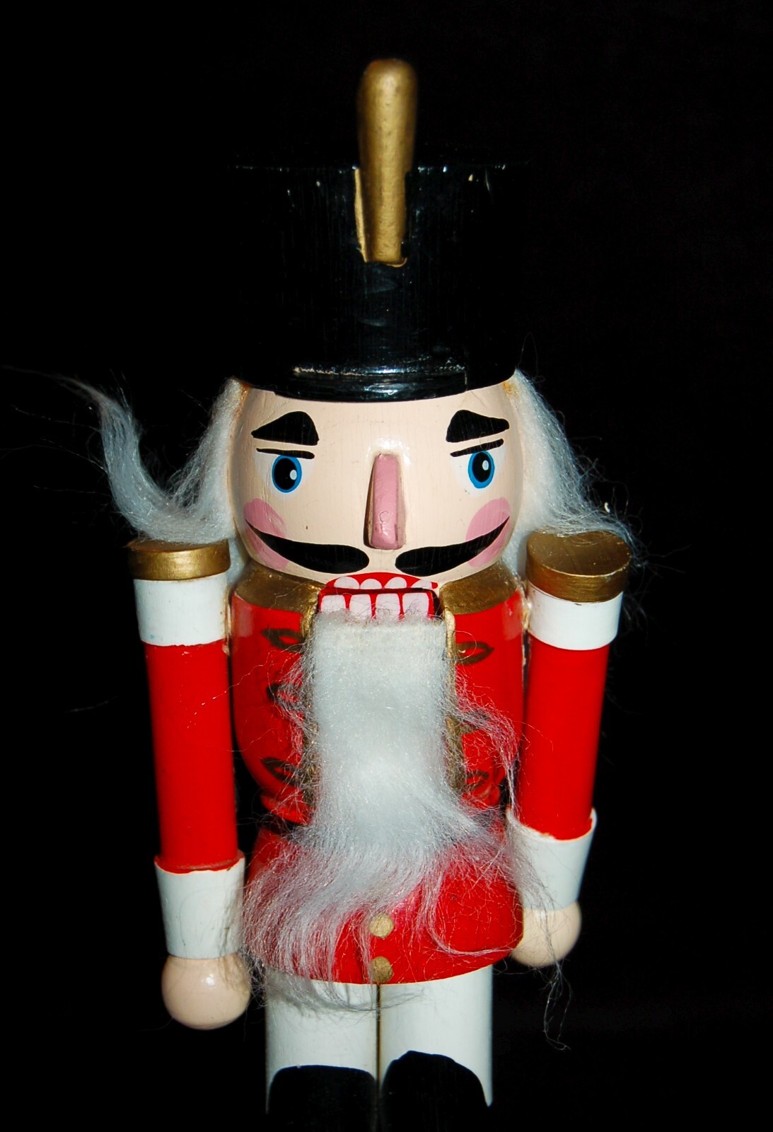 VINTAGE San Francisco Music Box Co. NUTCRACKER Wooden In Original Box AS IS!
