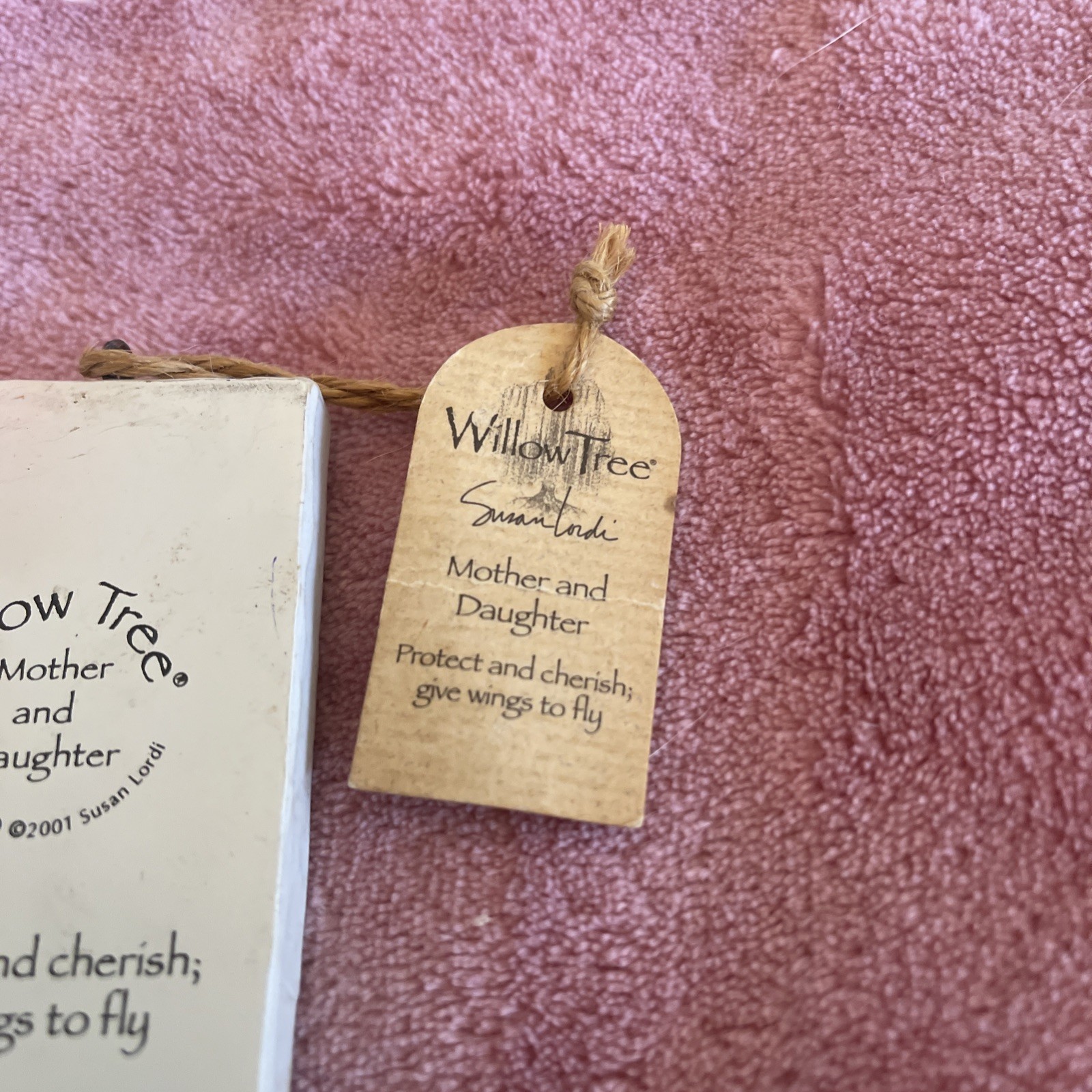 Willow Tree “Mother and Daughter” 2001 Plaque Wall Hanging Wings To Fly