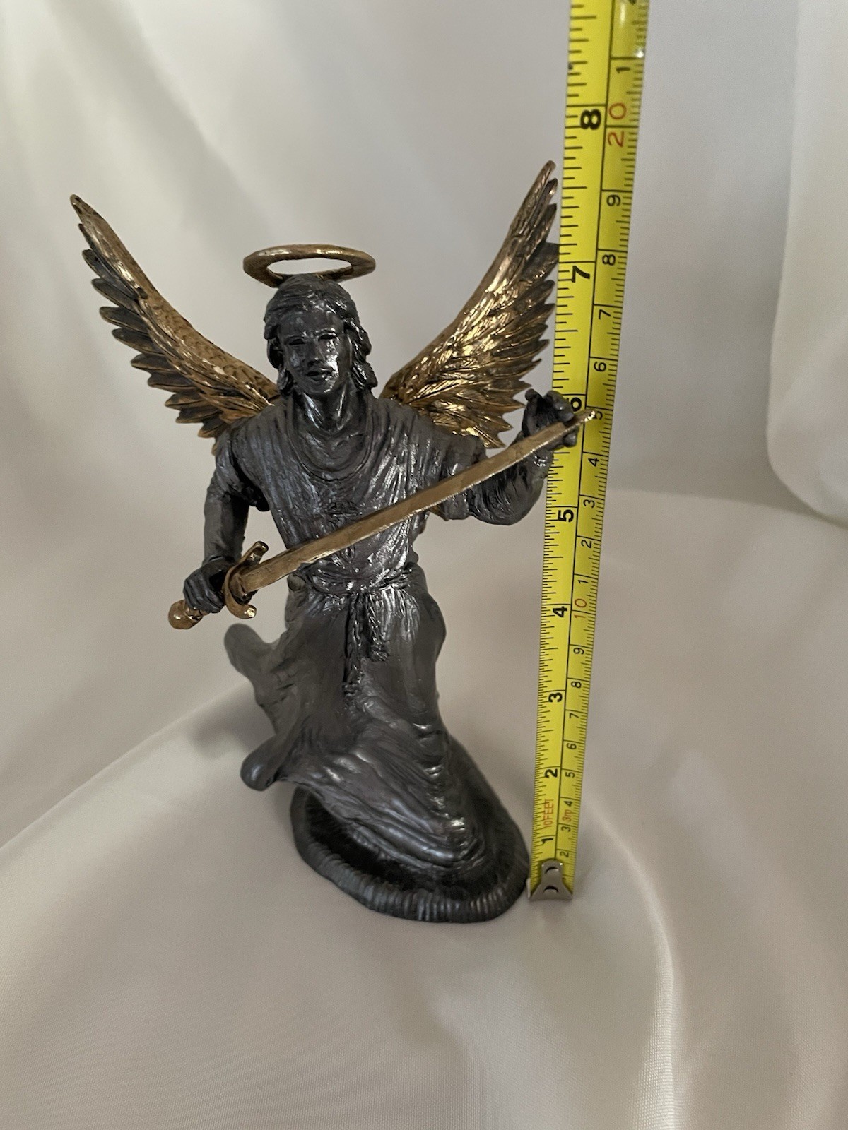 Michael Ricker 1992 Avenging Angel Pewter Sculpture 671/1250