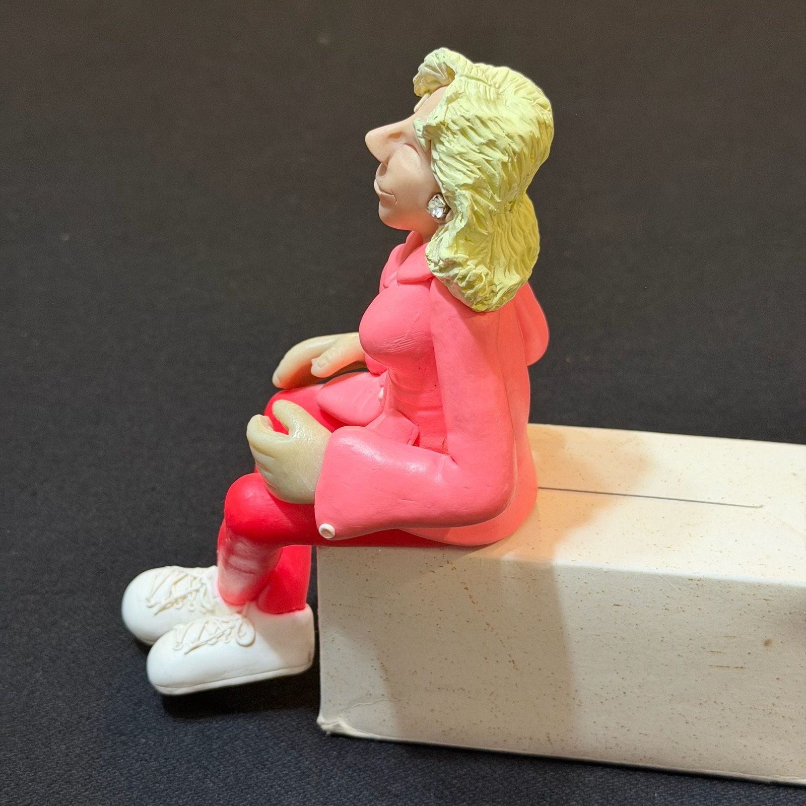 Diana Manning Family of Friends Limited Edition Pink Suit Shelf Sitter Figurine