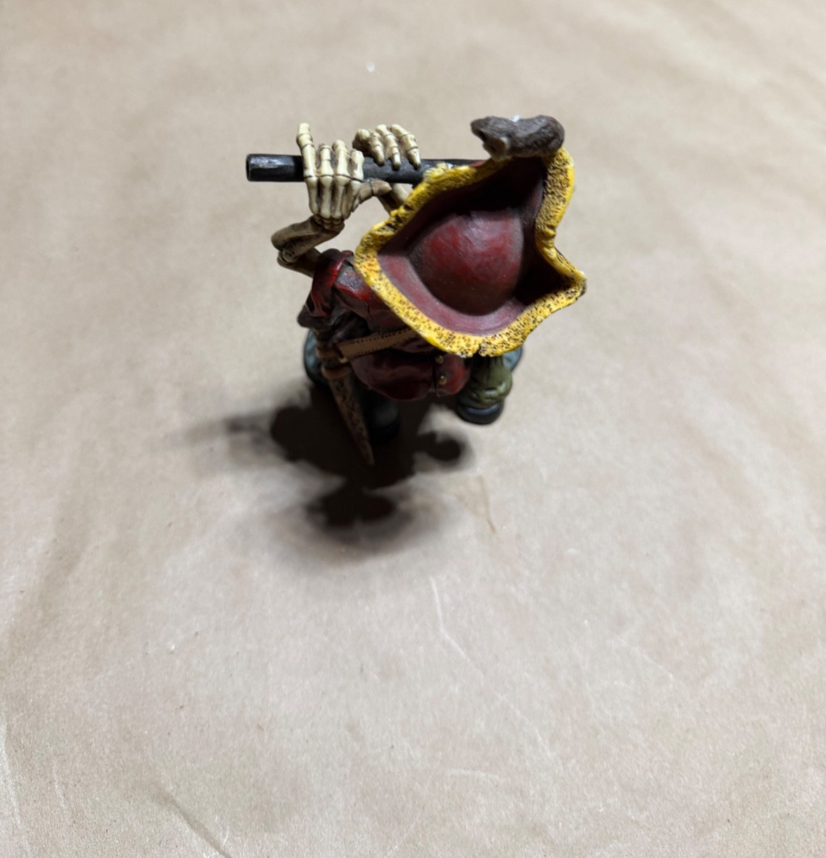 1998 Veronese Skeleton Pirate Band Member Figurine Summit Collection Resin Flute