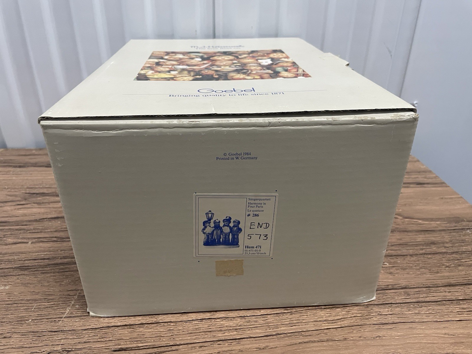 Hummel Goebel HUM 471 Harmony in Four Parts Century Collection TMK-6 1989 10in