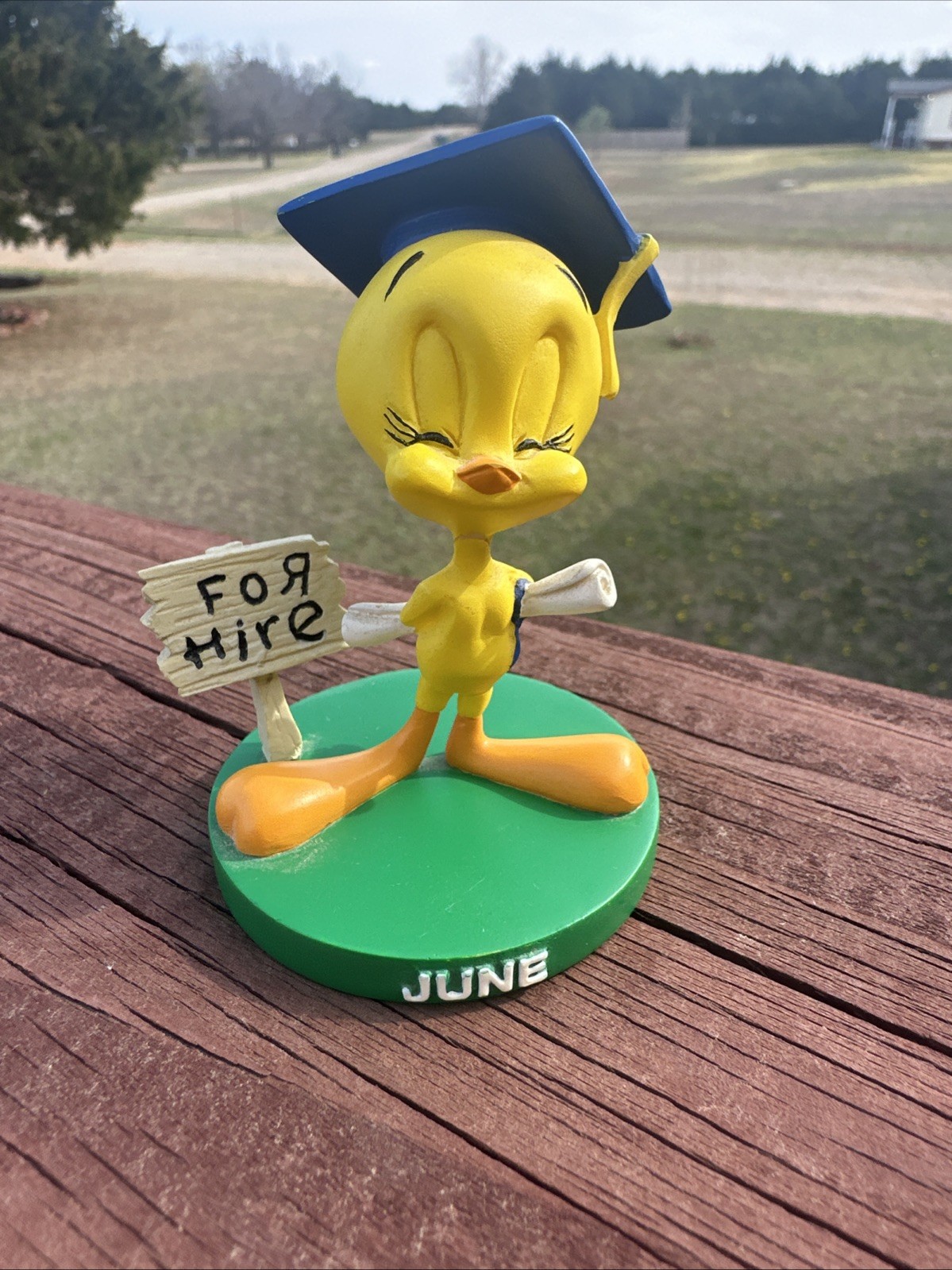 2000 Goebel Danbury Mint JUNE Tweety Bird Figurine Perpetual Calendar Series