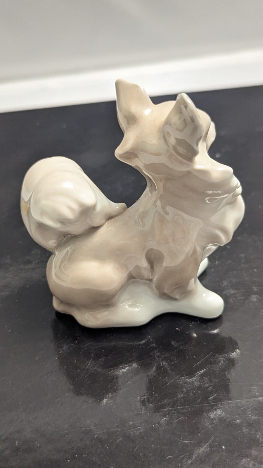 Vintage Retired Small Lladro High Gloss Porcelain Dog Figurine, Papillon #4749