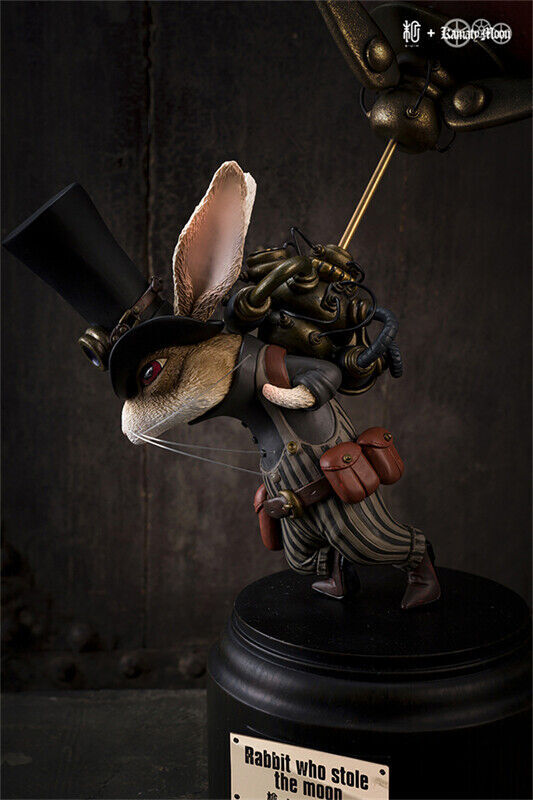 Manas Studio 镰田光司 Rabbit Who Stole The Moon Painted Model Limited Statue New