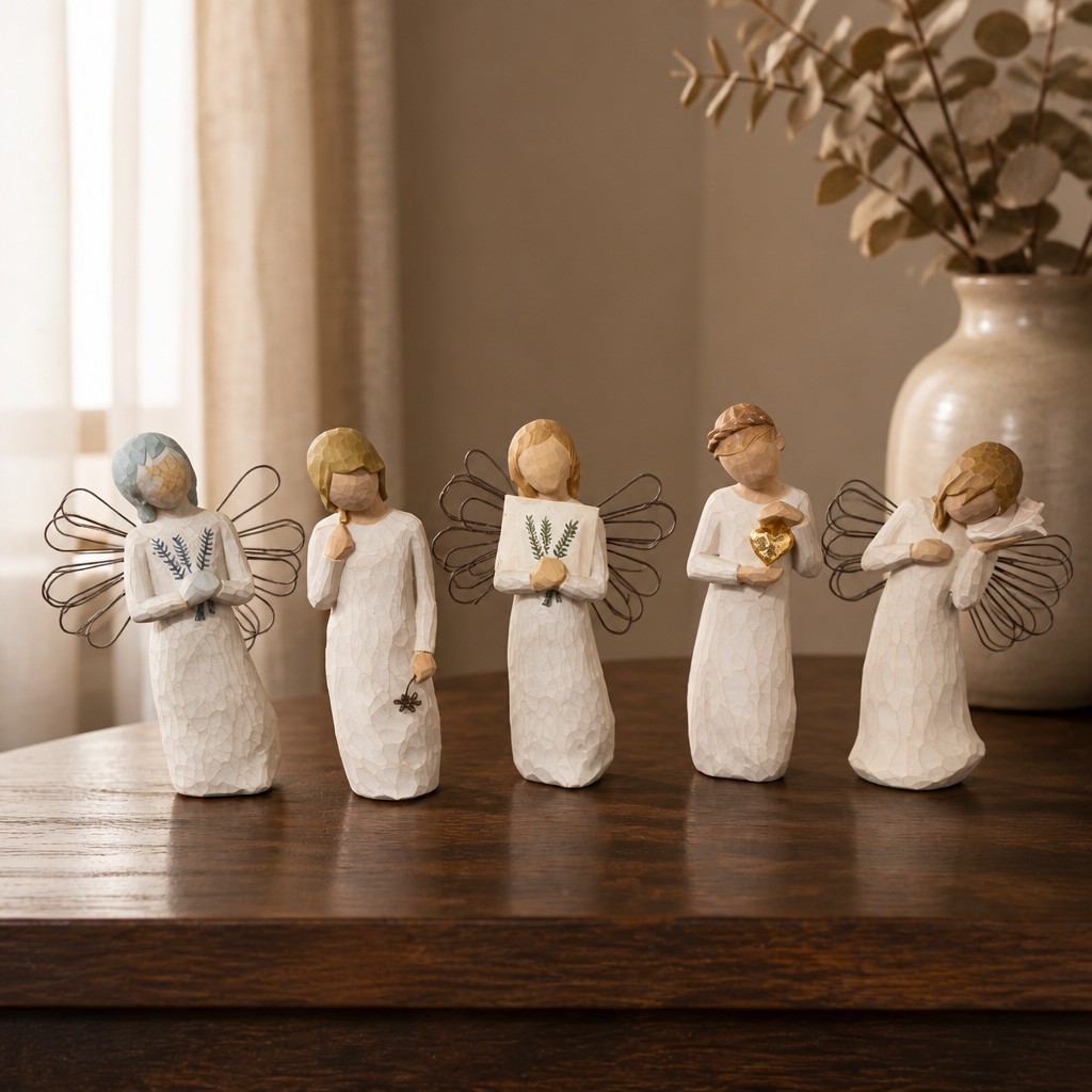Willow Tree Angels & Figures Lot Of 5 – Thinking Of You Remember Keepsake Angel