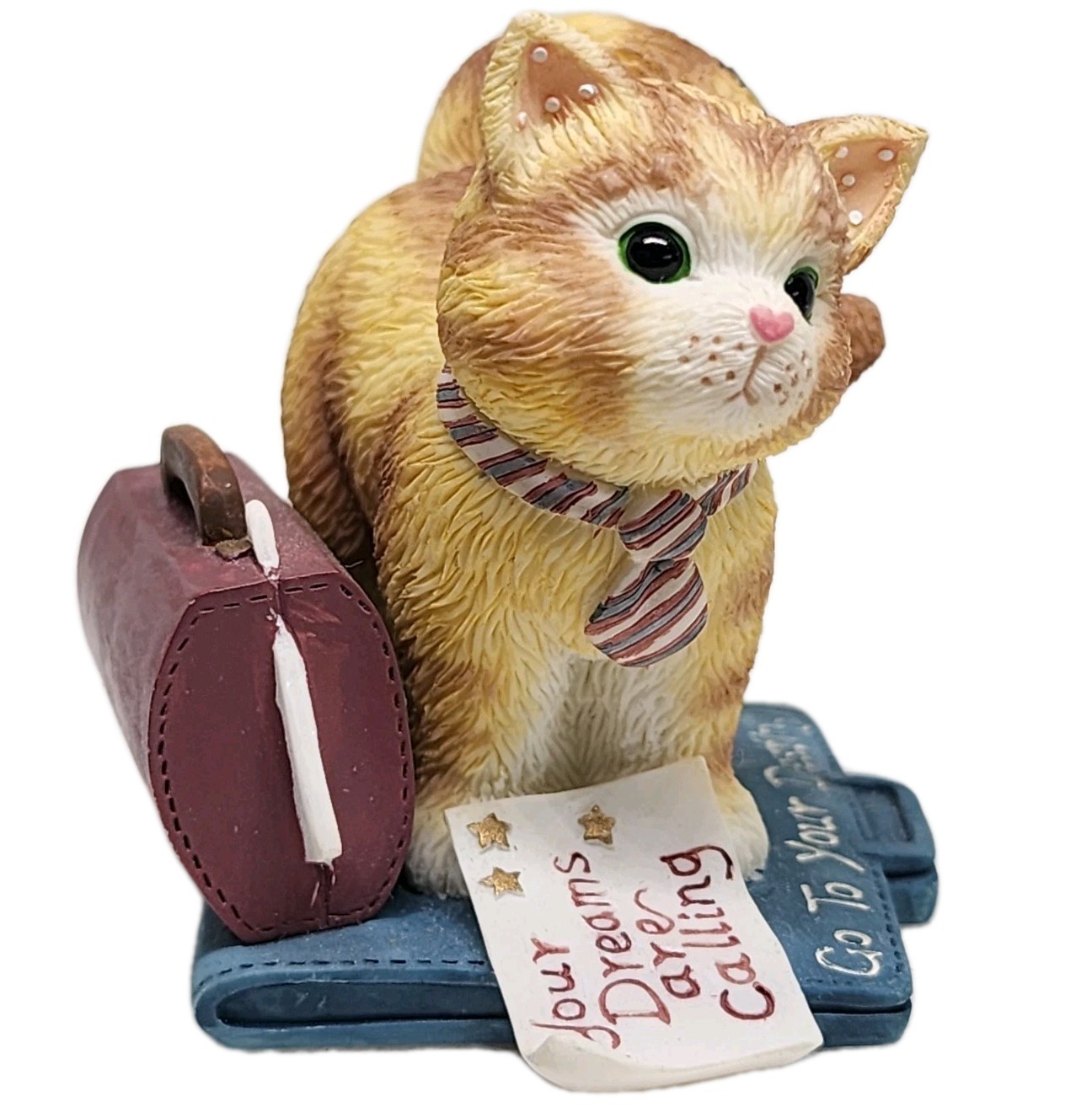 Enesco Calico Kittens 783889 Go To Your Destiny Your Dreams Are Calling 2001