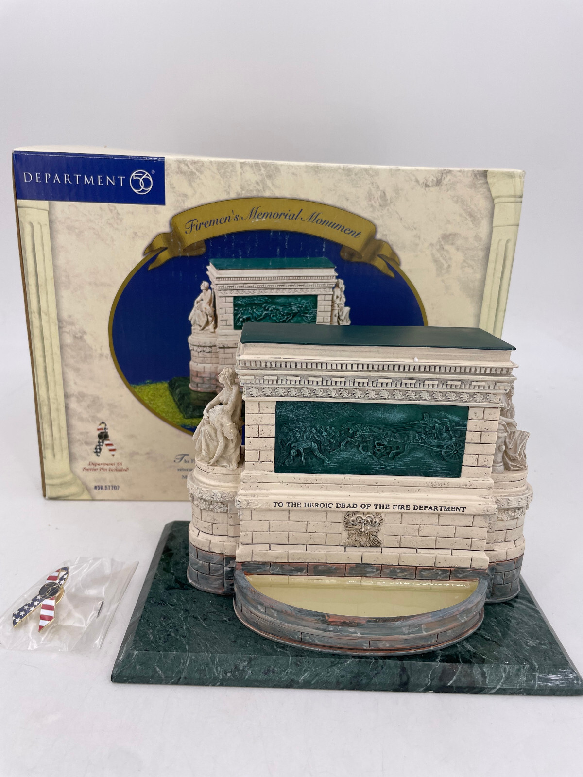 Department 56 – American Pride-Fireman’s Memorial Monument – #57707