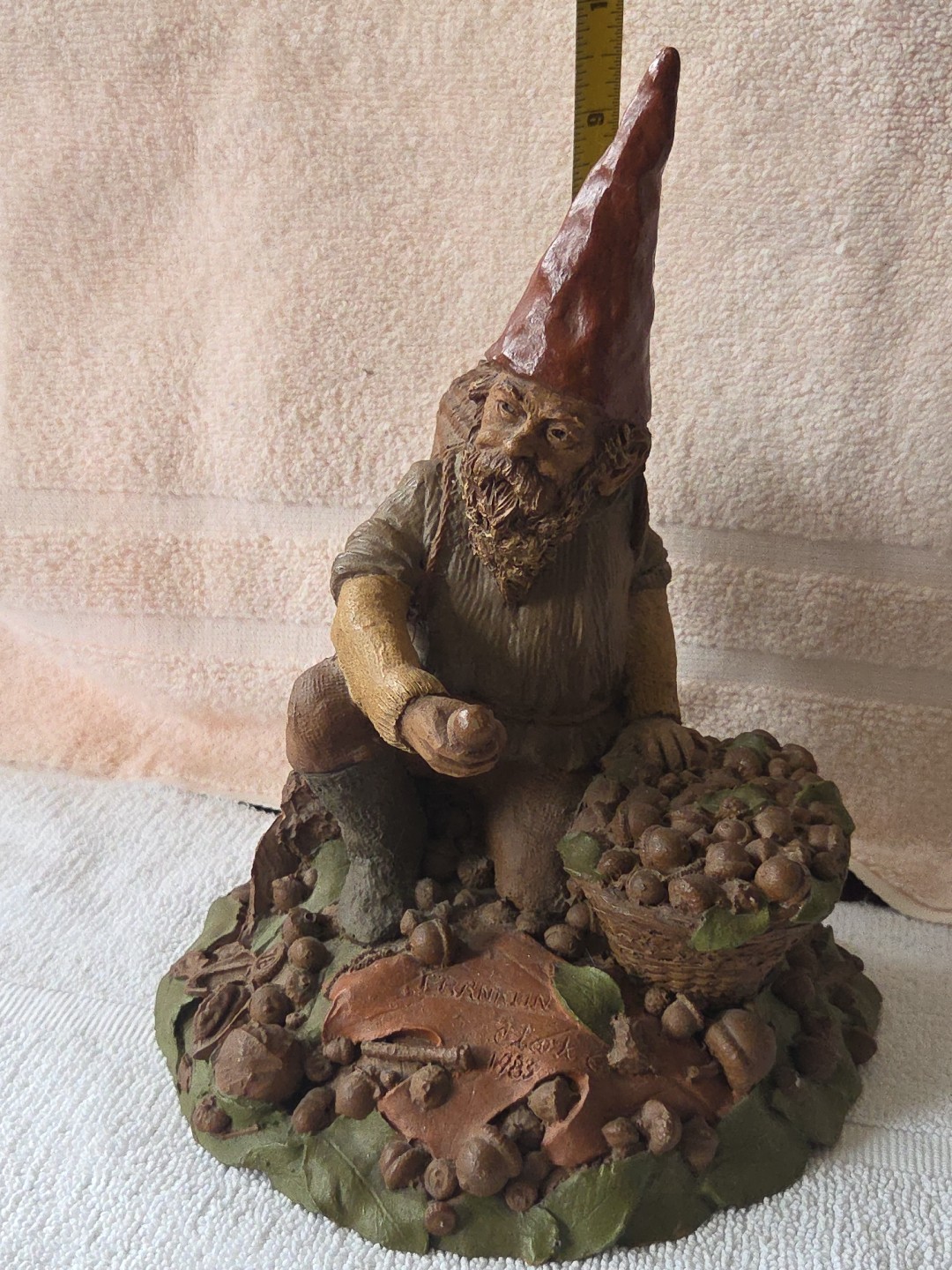 Tom Clark Gnome FRANKLIN 9.5 Inches Tall 1983 Edition #78