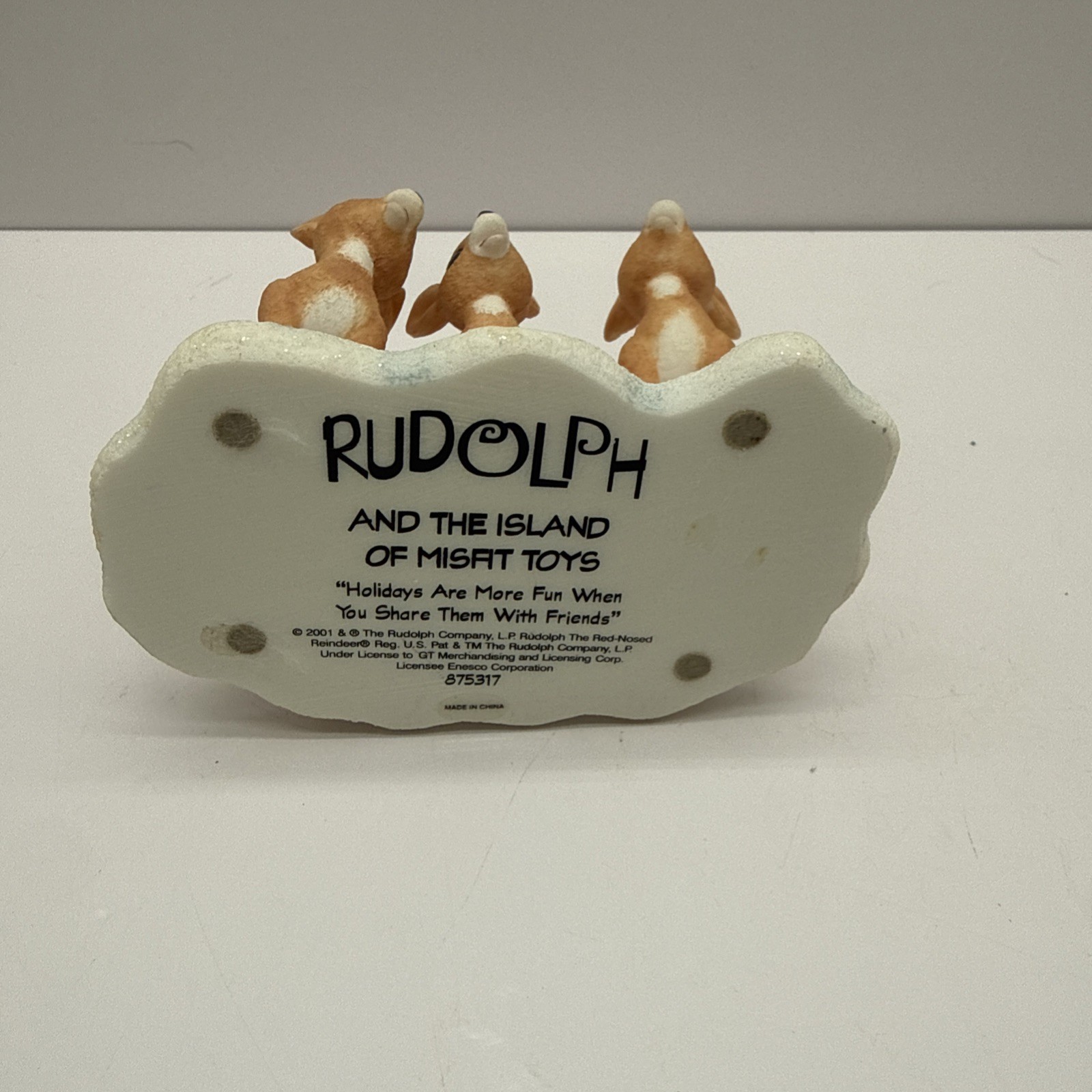 Rudolph And Island Of Misfits Enesco 875317 Holidays Are More Fun With Friends