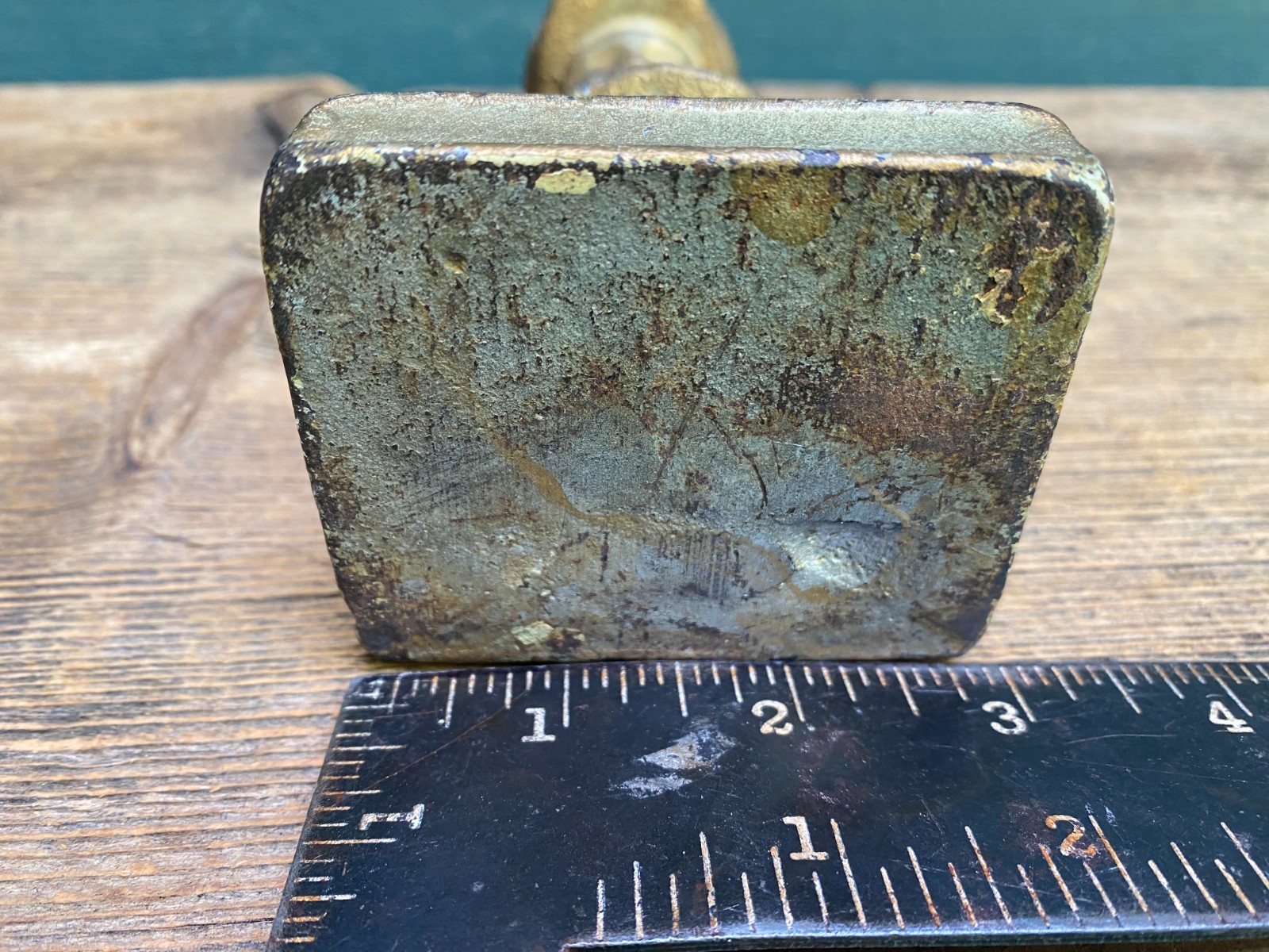 Vintage Child Figure Bookend Doorstop Gold Paint Cast Metal Boy -I’m Sorry 3Lbs.