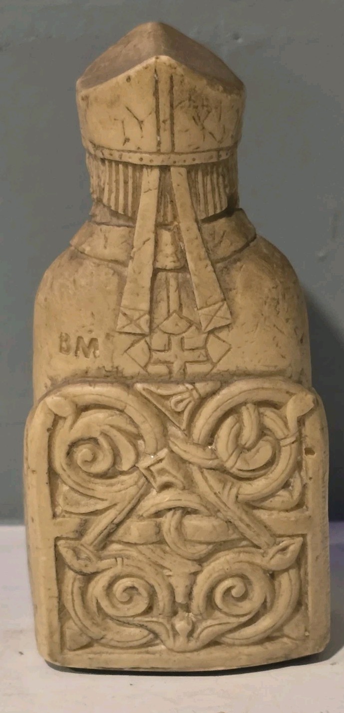 Set of 8 Reproduction Isle of Lewis Chessmen British Museum London England
