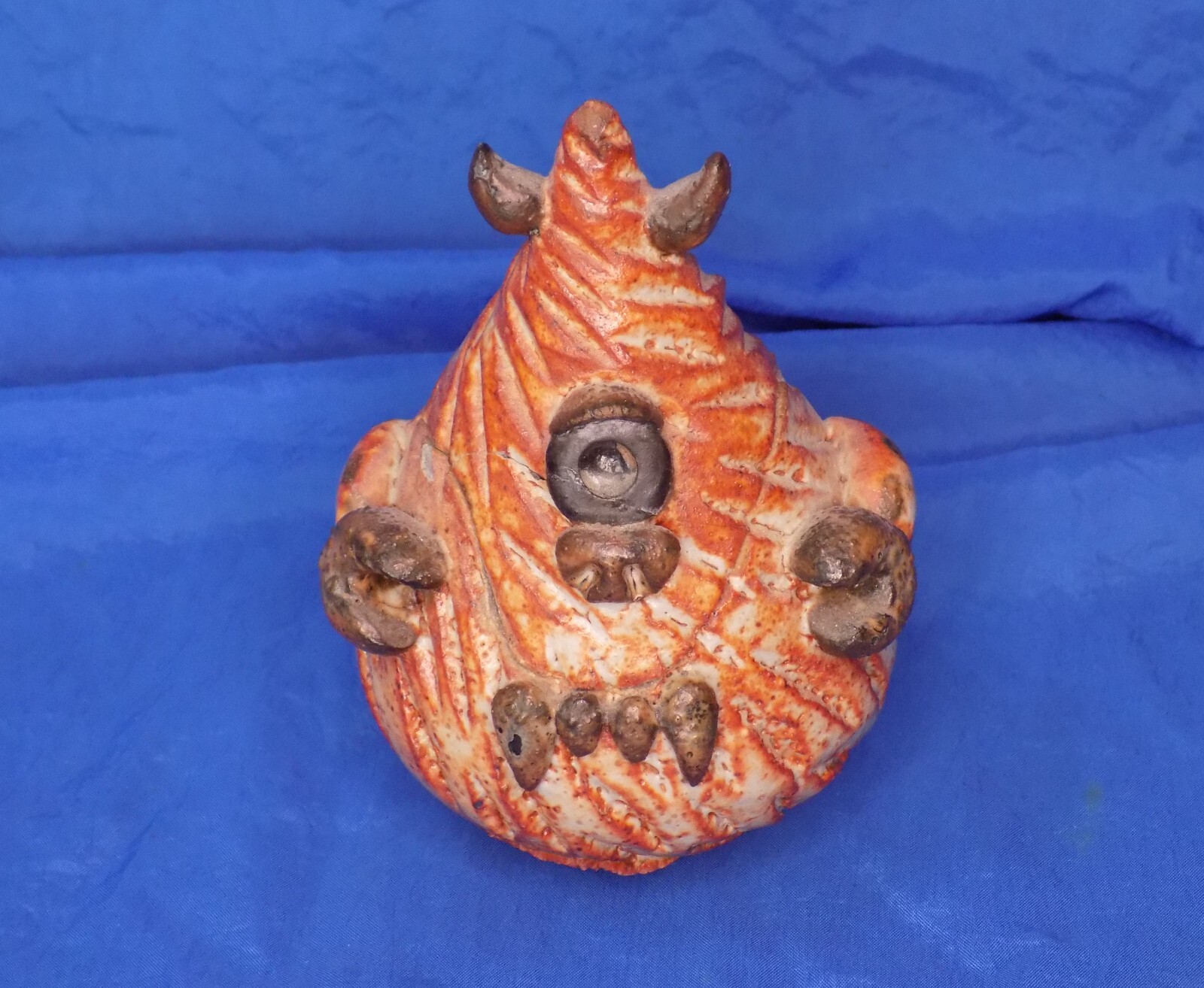 Demon Trinket Holder Figurine w/ Removable Lid Devil Ogre Beelzebub