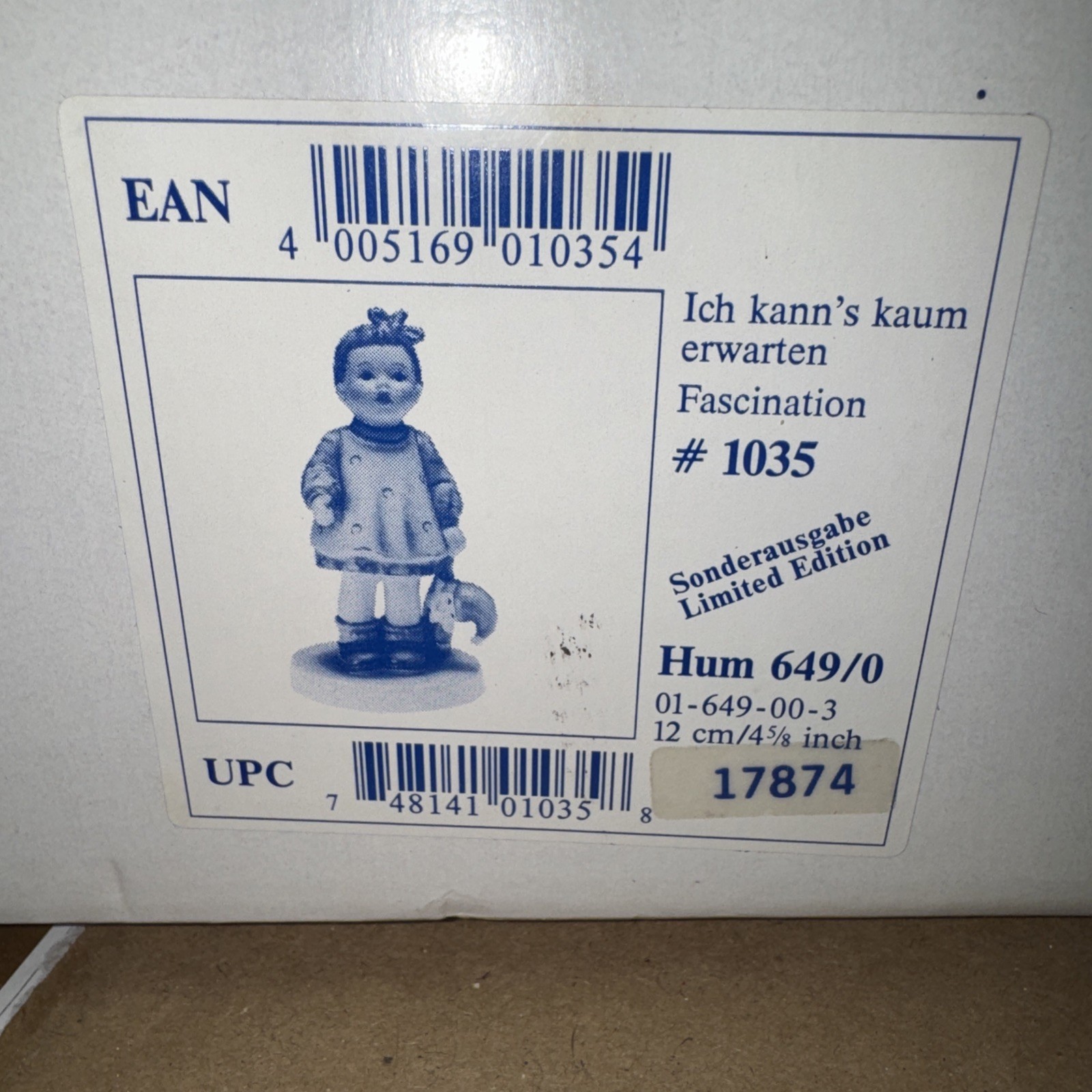 7 EMPTY HUMMEL BOXES *NO FIGURES* 1990’s Some Paperwork In Boxes *Pictures*