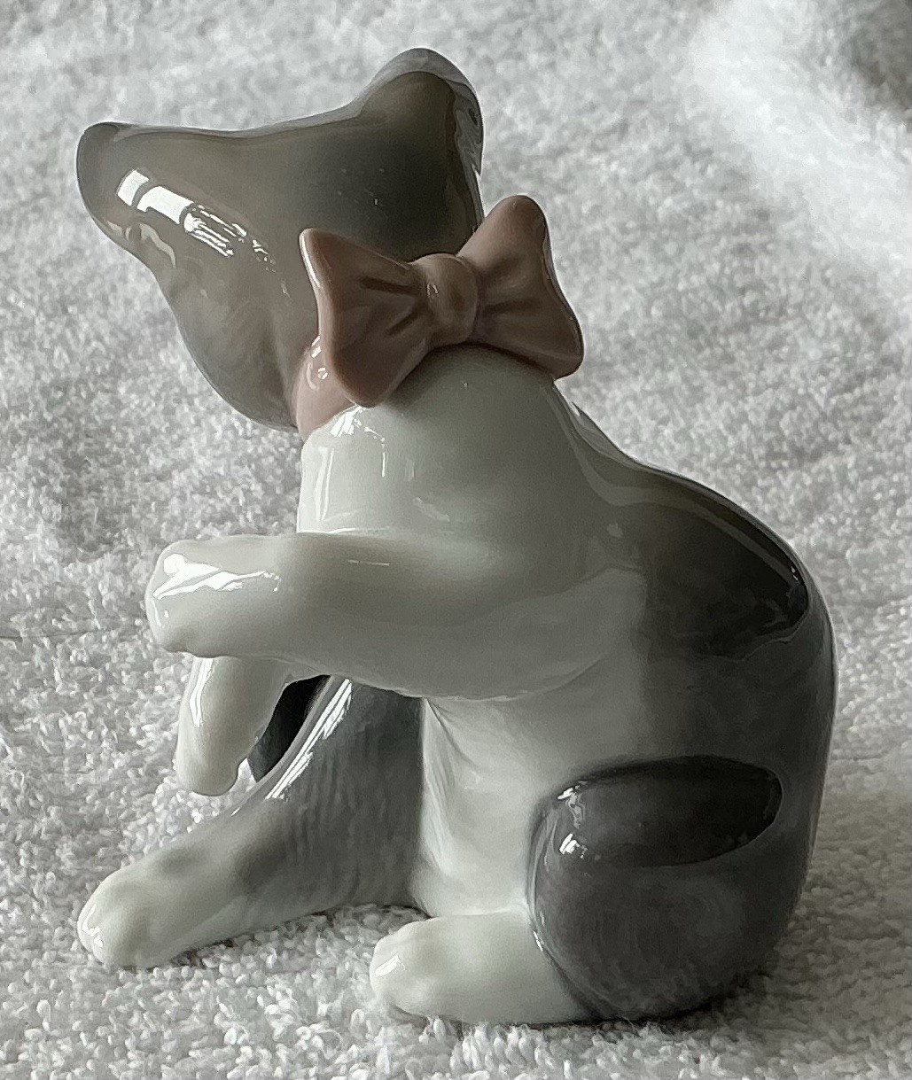 Lladro 1984 “Cat And Mouse” Part Of Domestic Animal Collection #5236 No Box