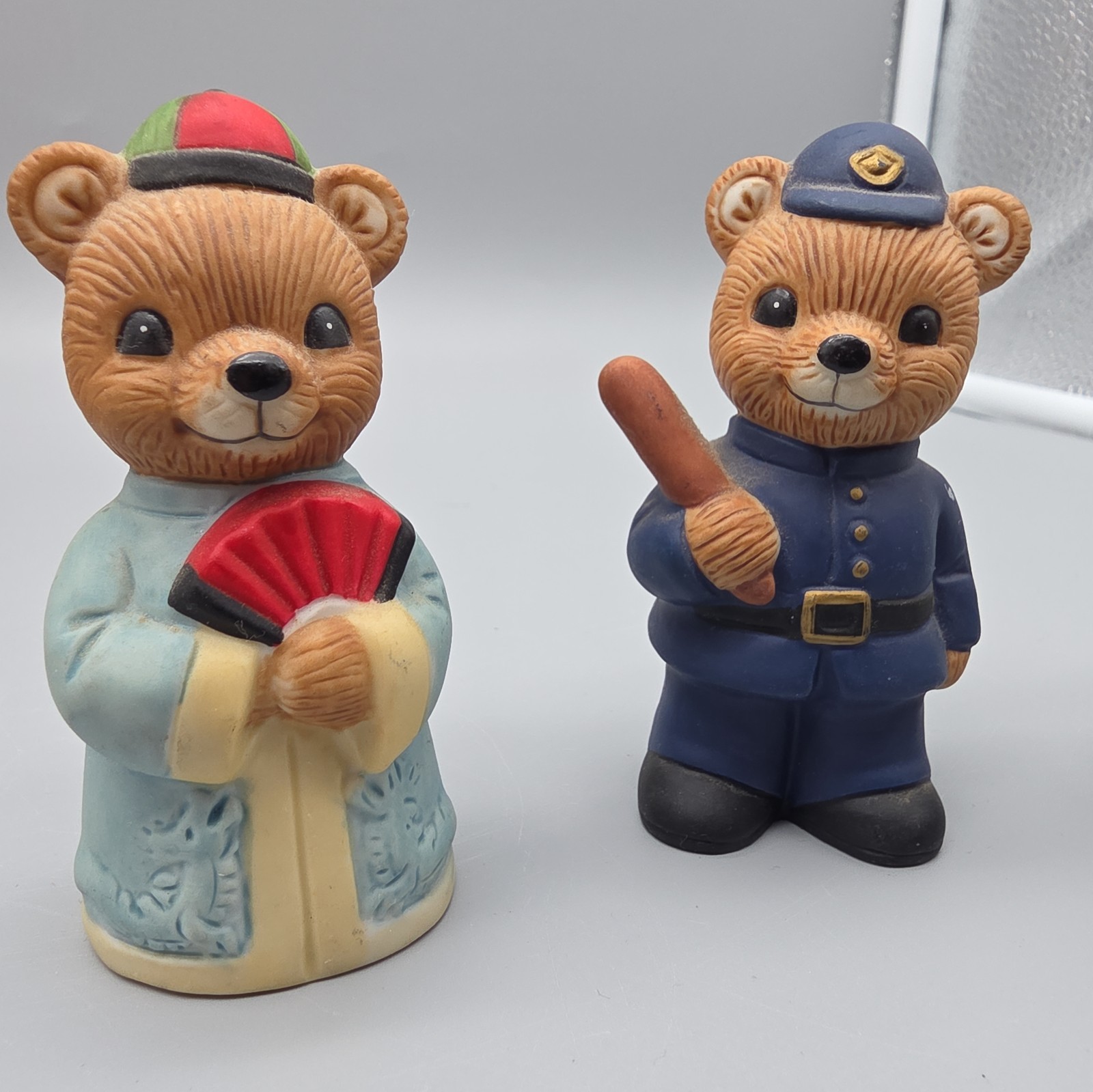 Homco Bear Figurines Countries Around The World 8 Piece Set #1406