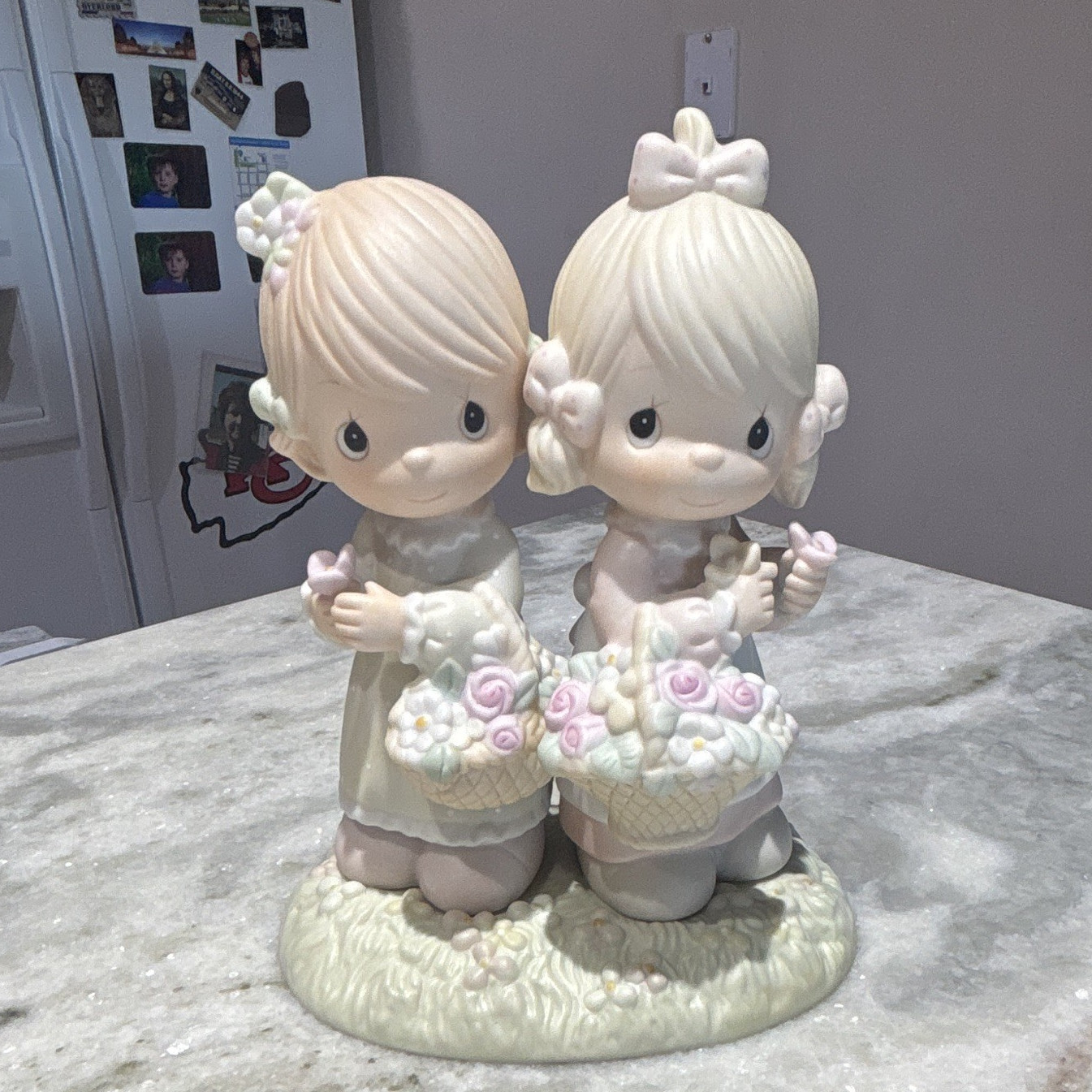 Precious Moments “To My Forever Friend” Porcelain Figurine Girl 1997