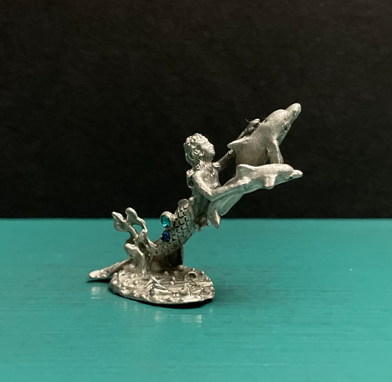 CCI Pewter Little Mermaid Ocean Sea Life Creature Maiden Decor Siren Figurine