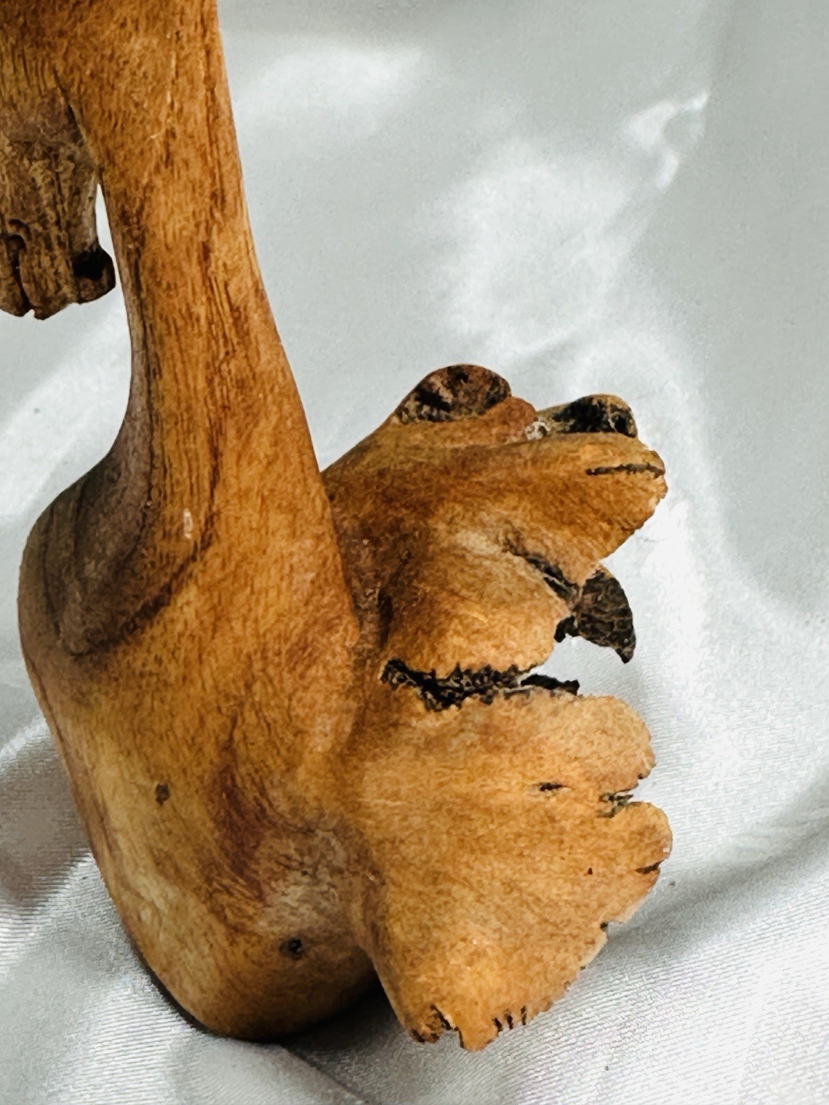 Vintage Chinaberry Root Carved HORSE Figure Handmade