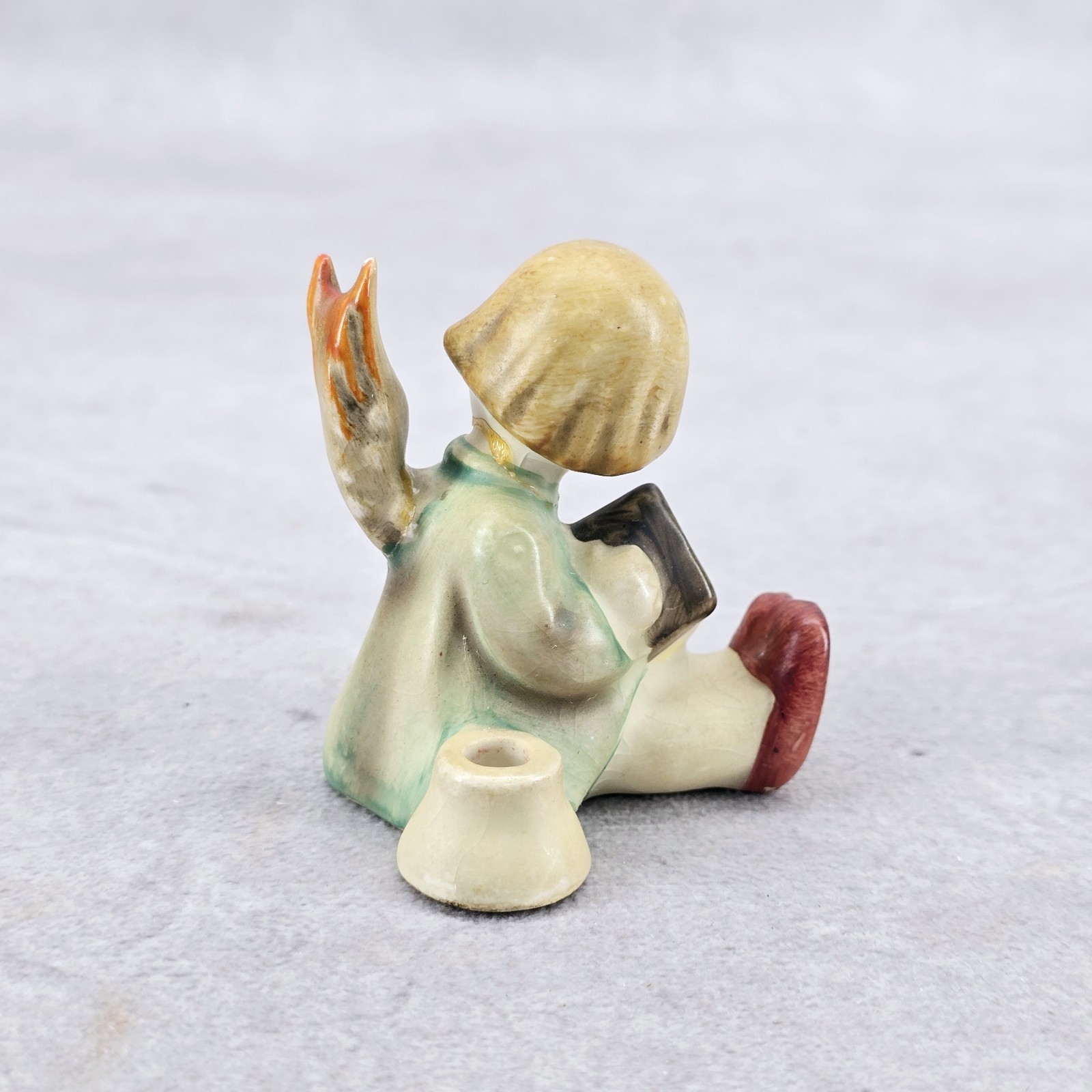 Rare Hummel Figurine Joyous News Accordion 1 / 39 / 0 Goebel 1950 1959 TMK 2