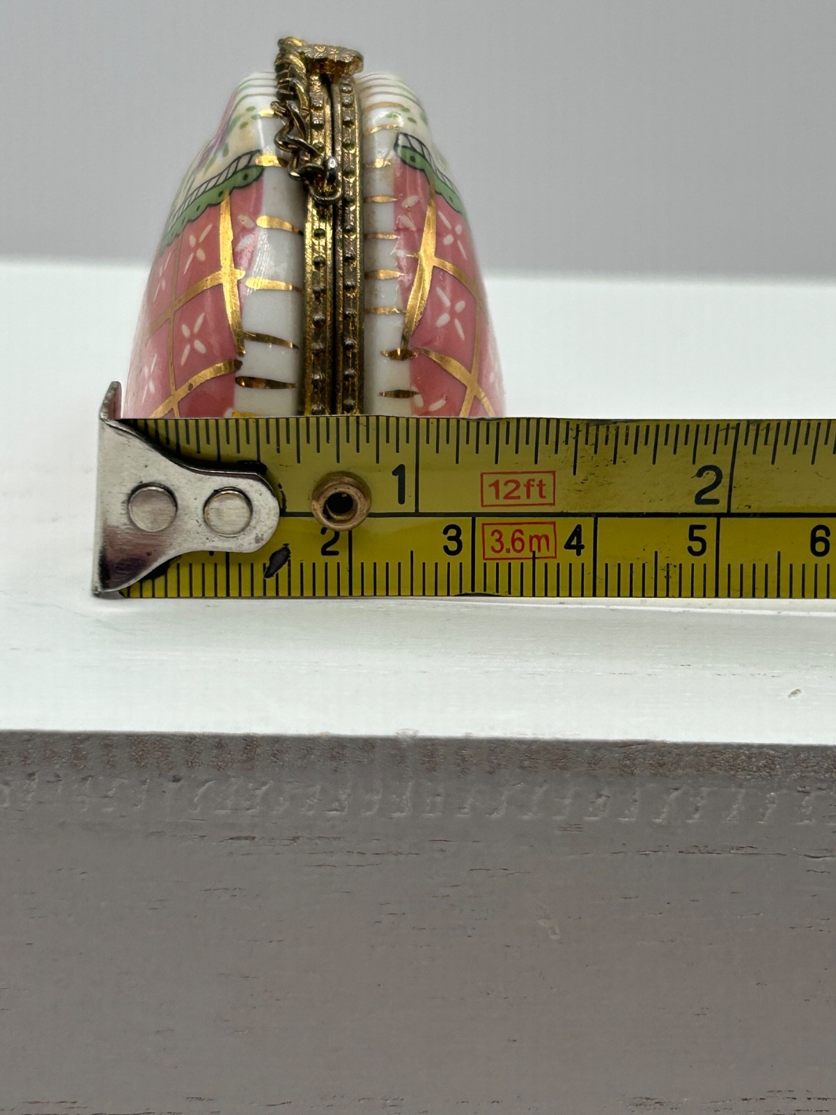 Adorable Dena Design Porcelain Purse Shaped Trinket Box