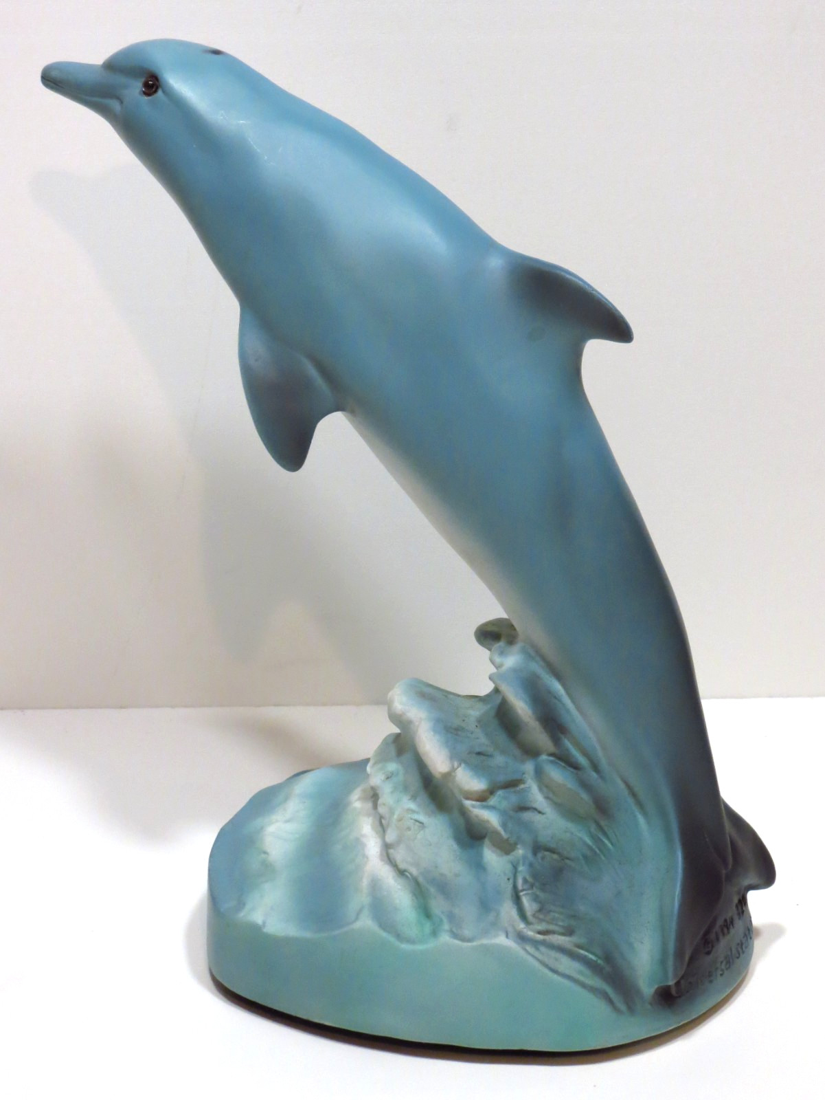 Vintage Dolphin Figurine 9″ Universal Statuary 1994 Resin Home Decor Accent