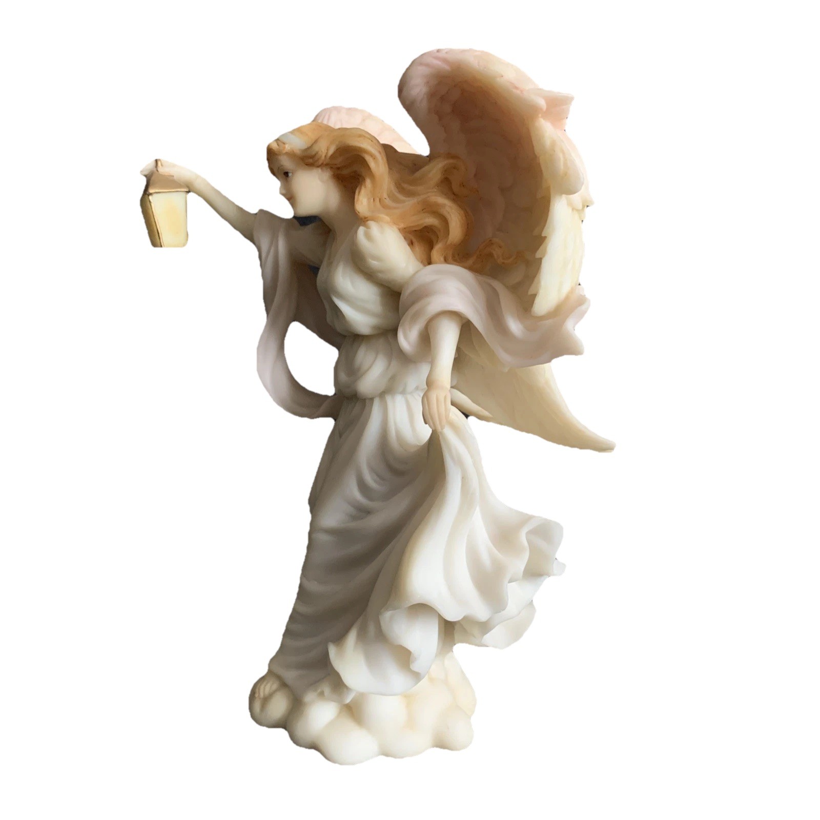 VTG Seraphim Angel Sabrina Eternal Guide Figurine #78046 Lantern 7″ Roman Inc