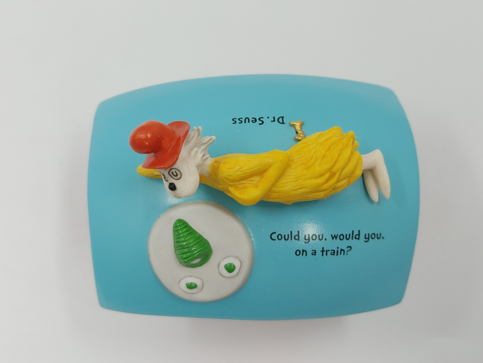 Hallmark Dr. Seuss Collection Green Eggs & Ham ON A TRAIN? Numbered With COA