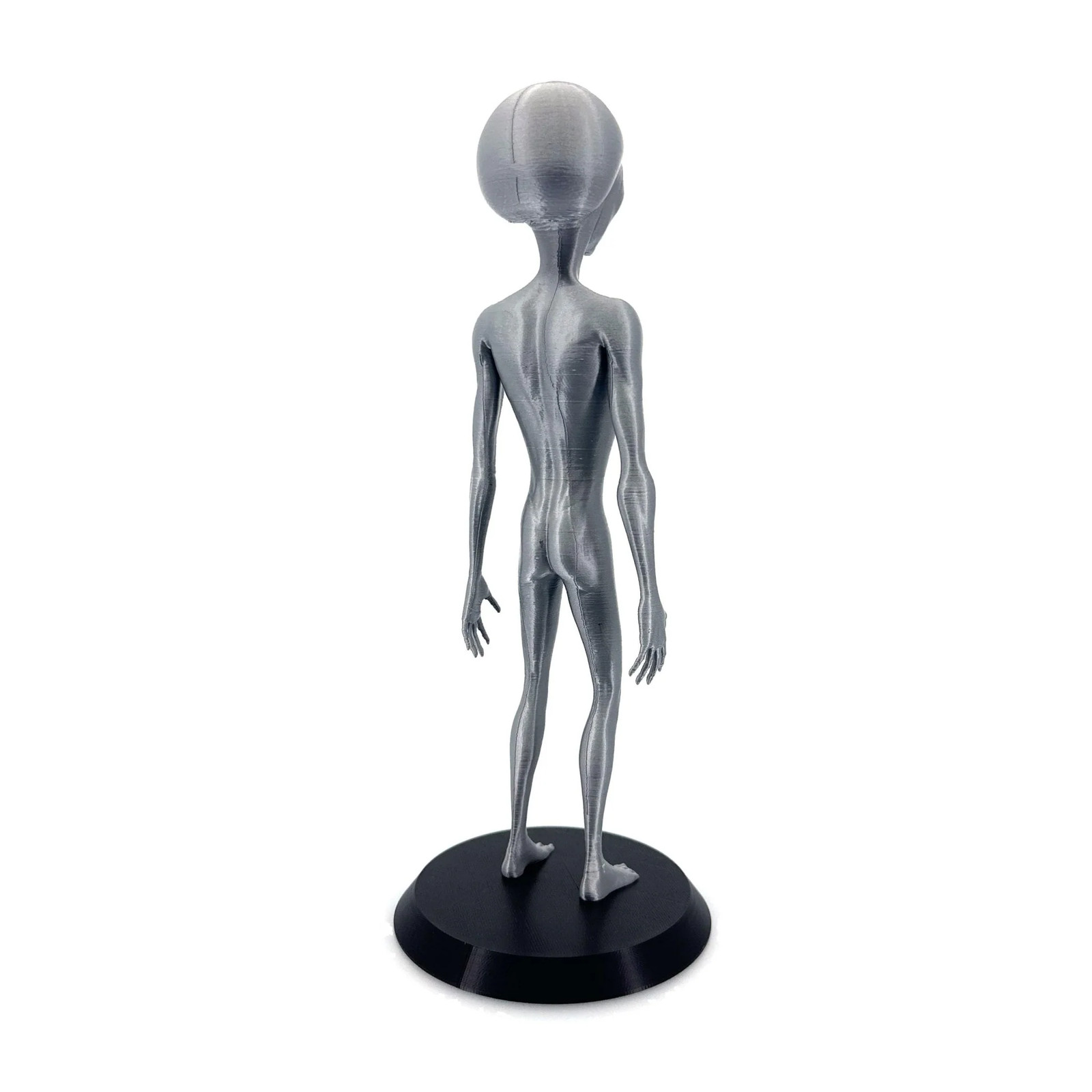 Roswell Grey Alien Figurine 3D Printed | Full Body Zeta Reticuli Statue 10-12″