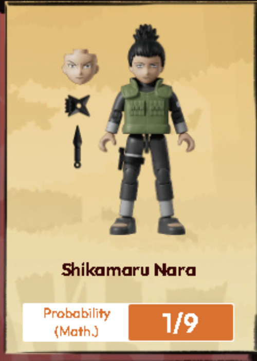 Blokees Naruto Galaxy Version 03 Mini Model Kit Shikamaru Nara 1/9