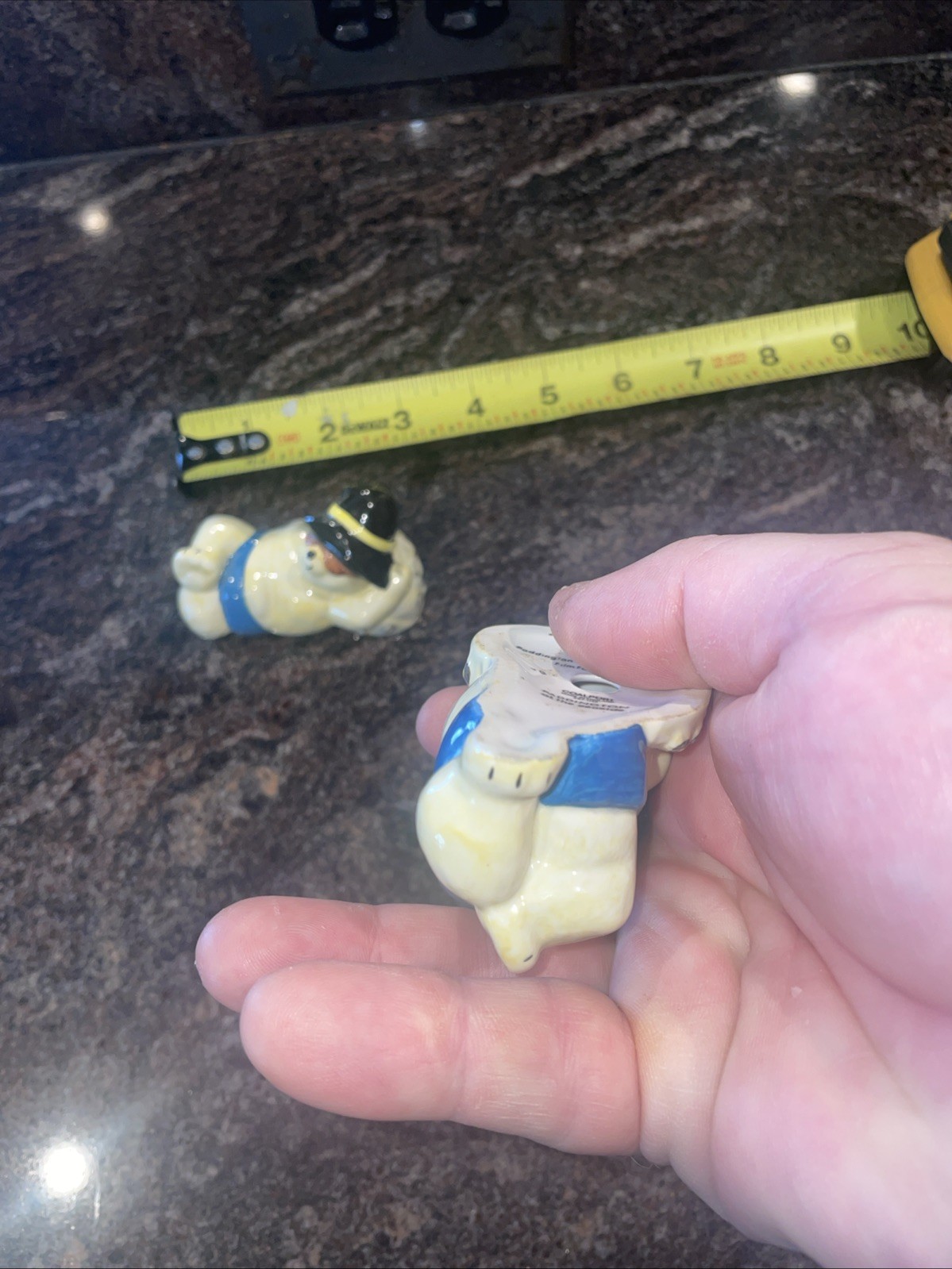 Lot Of 2 Vintage Collectable 1976 Coalport Bone China Paddington Bear Figurines