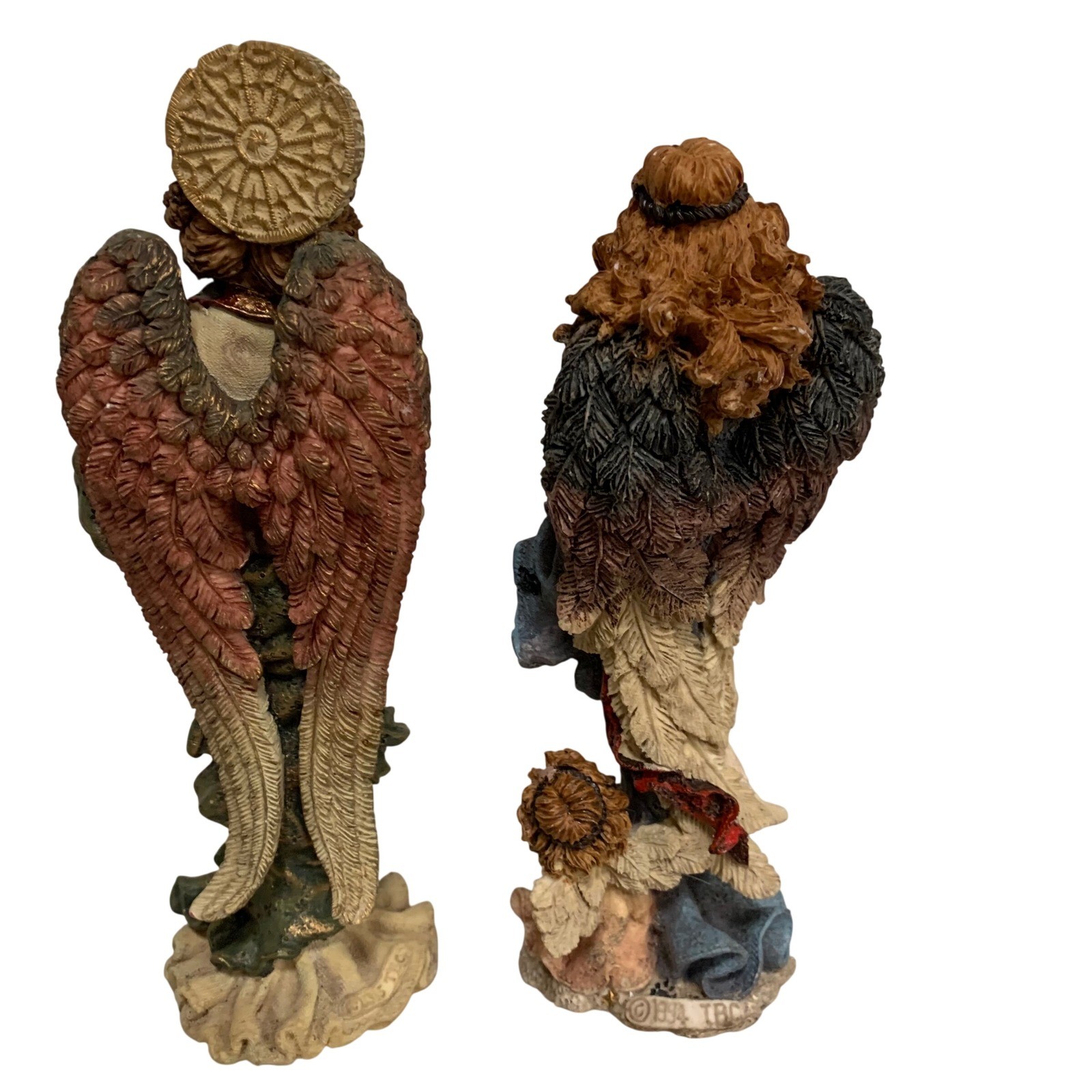 Boyds Bears Folkstone Collection Angels Illumina & Oceania 1994 1996 Set of 2
