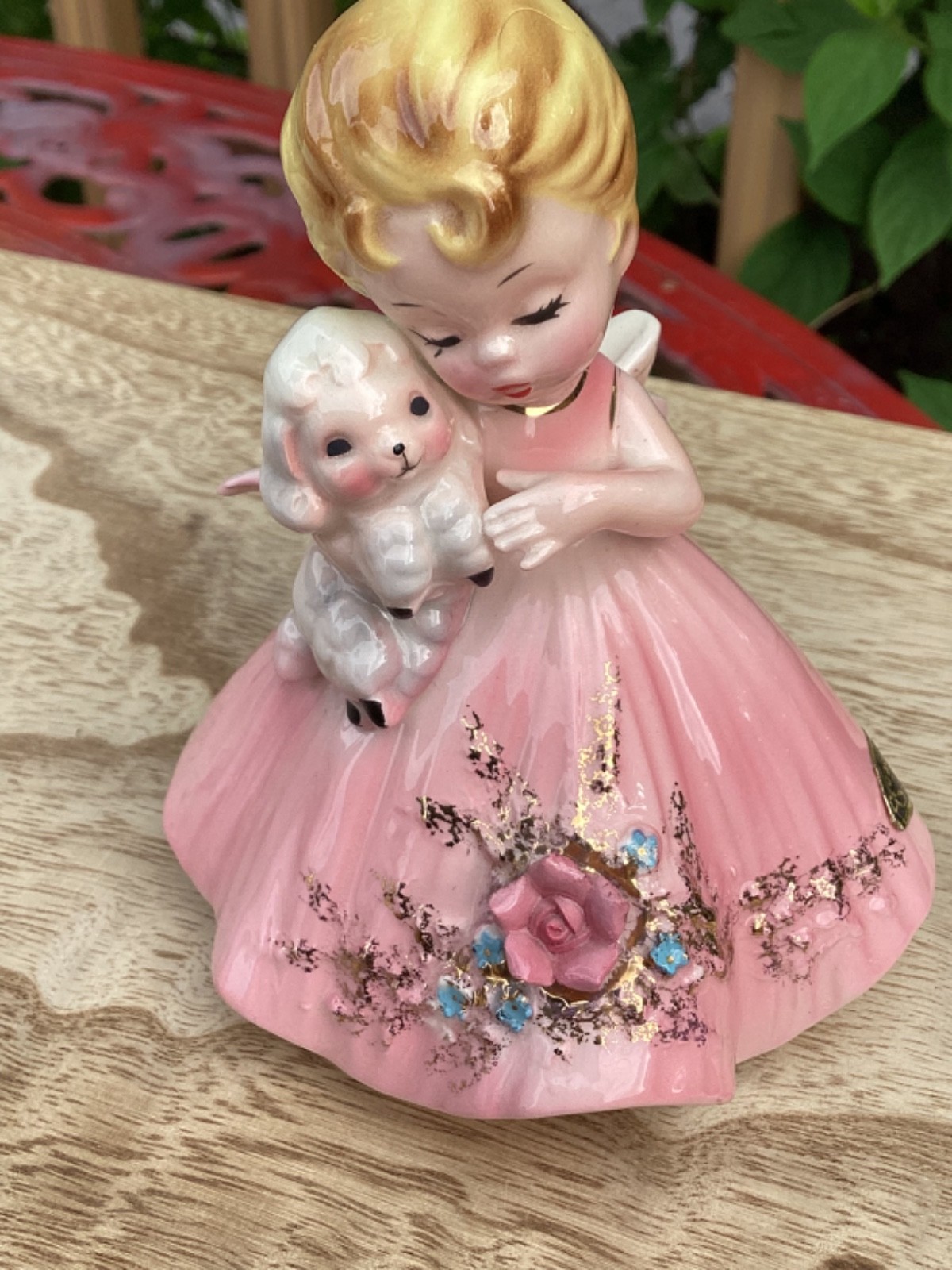 Josef Originals Farmers Daughter Girl With Lamb