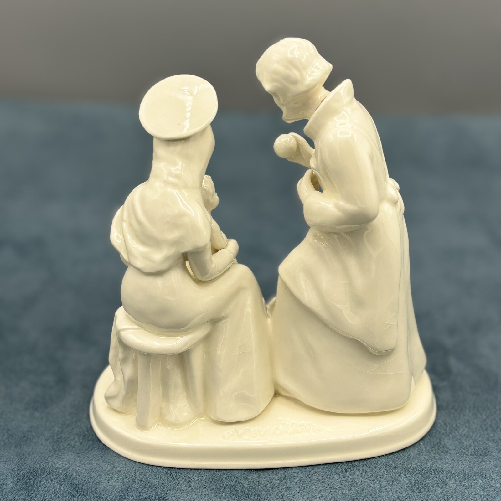 VTG Goebel figurine Holy Family HX240 White Porcelain W Germany Scarart 1968