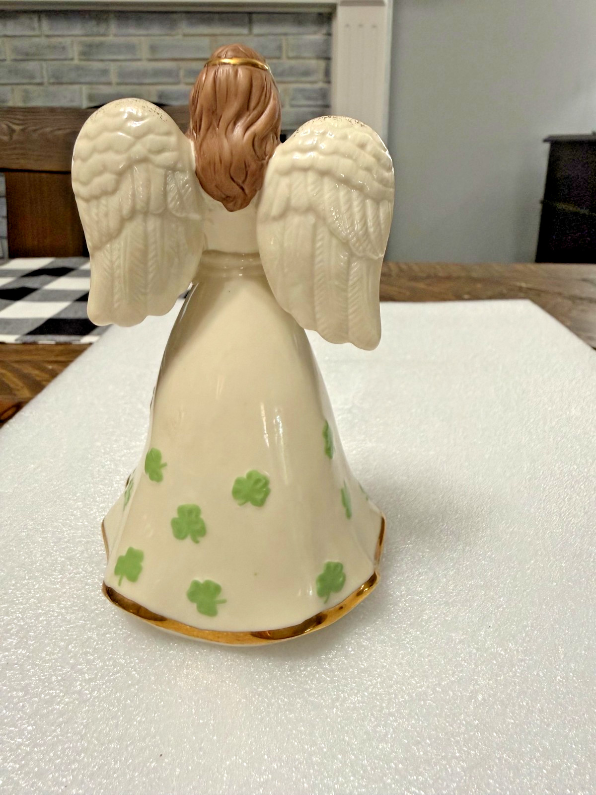 Lenox Irish Angel with Shamrocks Figurine