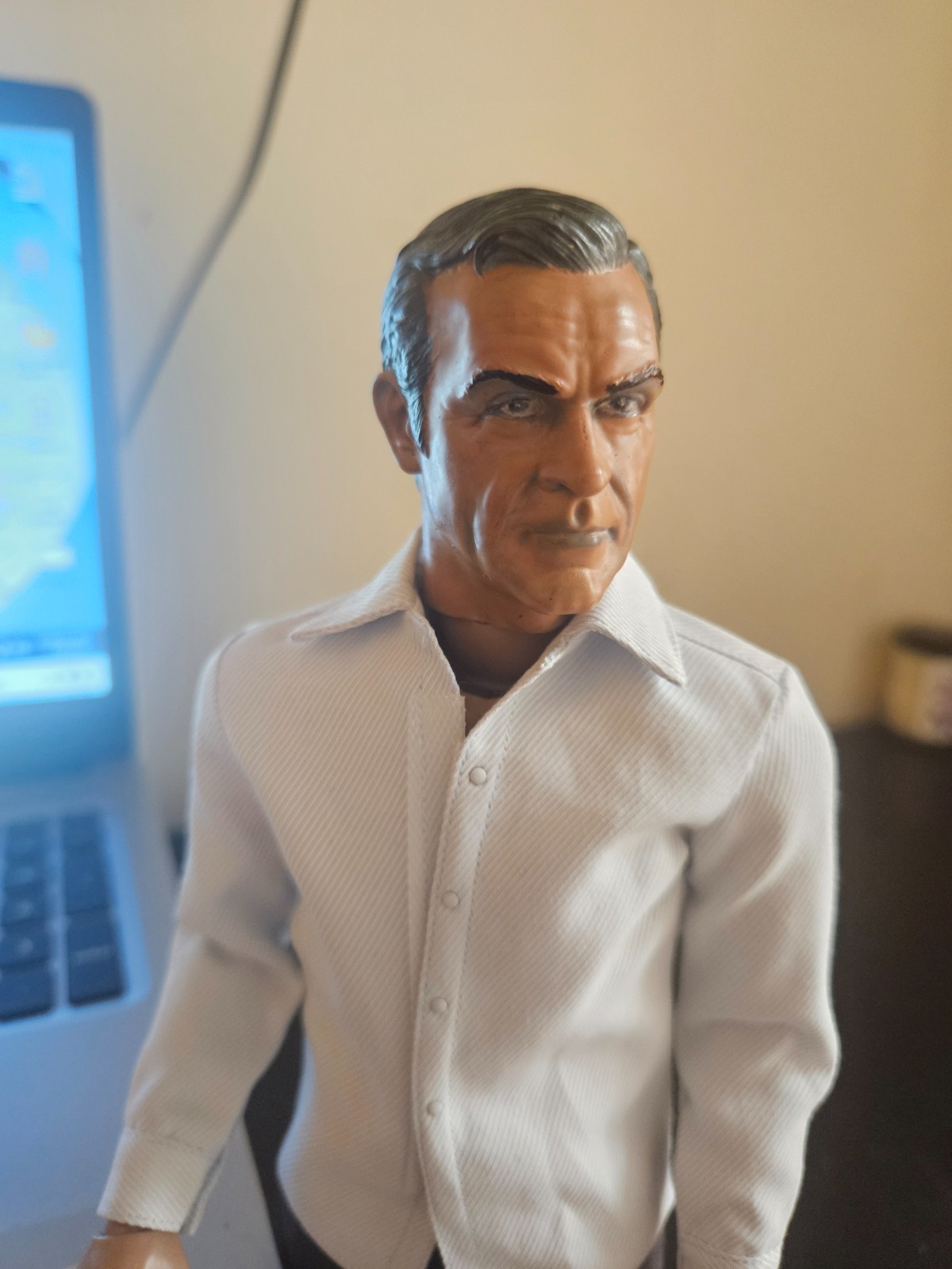 12 inch Diamonds are forever Bond 007 custom/ hand painted figure