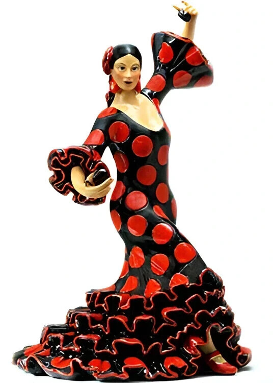 Barcino Designs Classic Flamenco Dancer Black Dress All Measurements