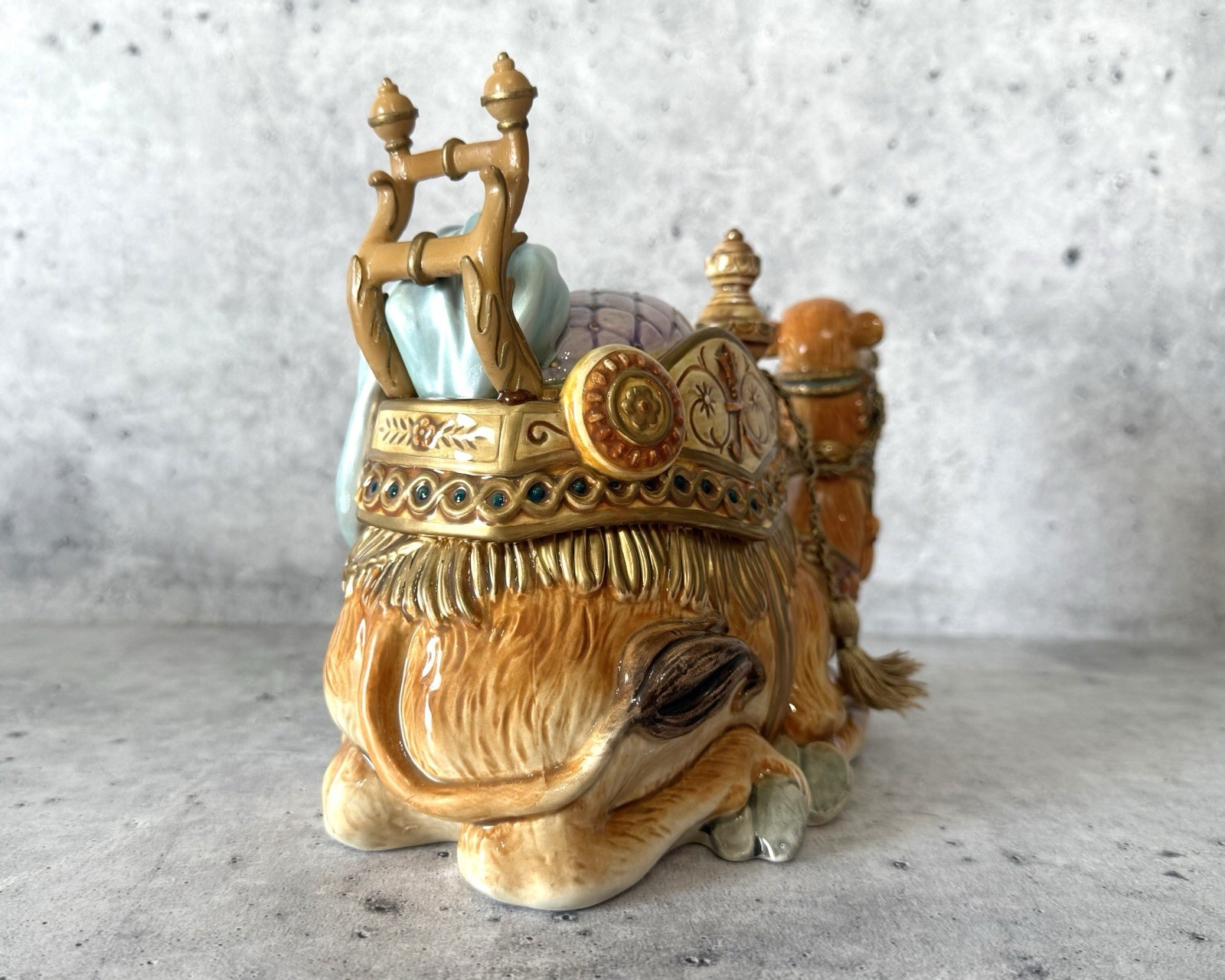 Fitz & Floyd Nativity Camel Arabian Resting Figure 9.5″ 19/207 In Box MINT
