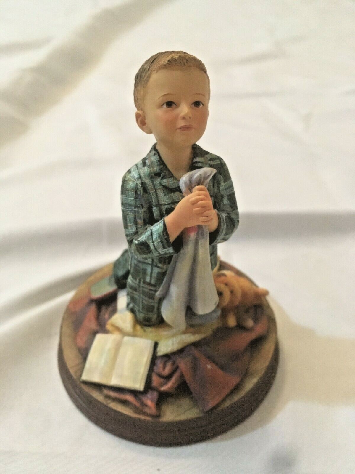 Demdaco 2005 “Mama Says…Pray” Little Boy by Kathy Andrews Fincher 4.5 inch