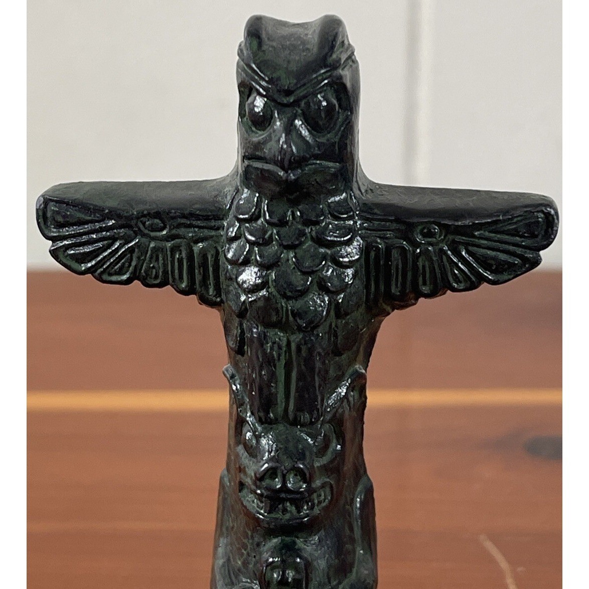 Vintage Mt. Saint Helens Volcanic Ash Authentic Handcrafted Totem Sculpture