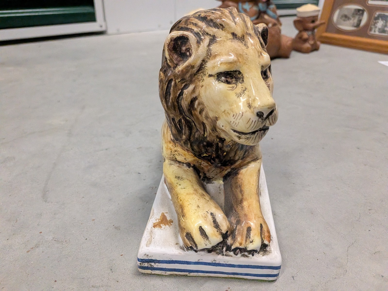 Vintage Italian Ceramic Lion – “6625 Italy” from 1950-1980