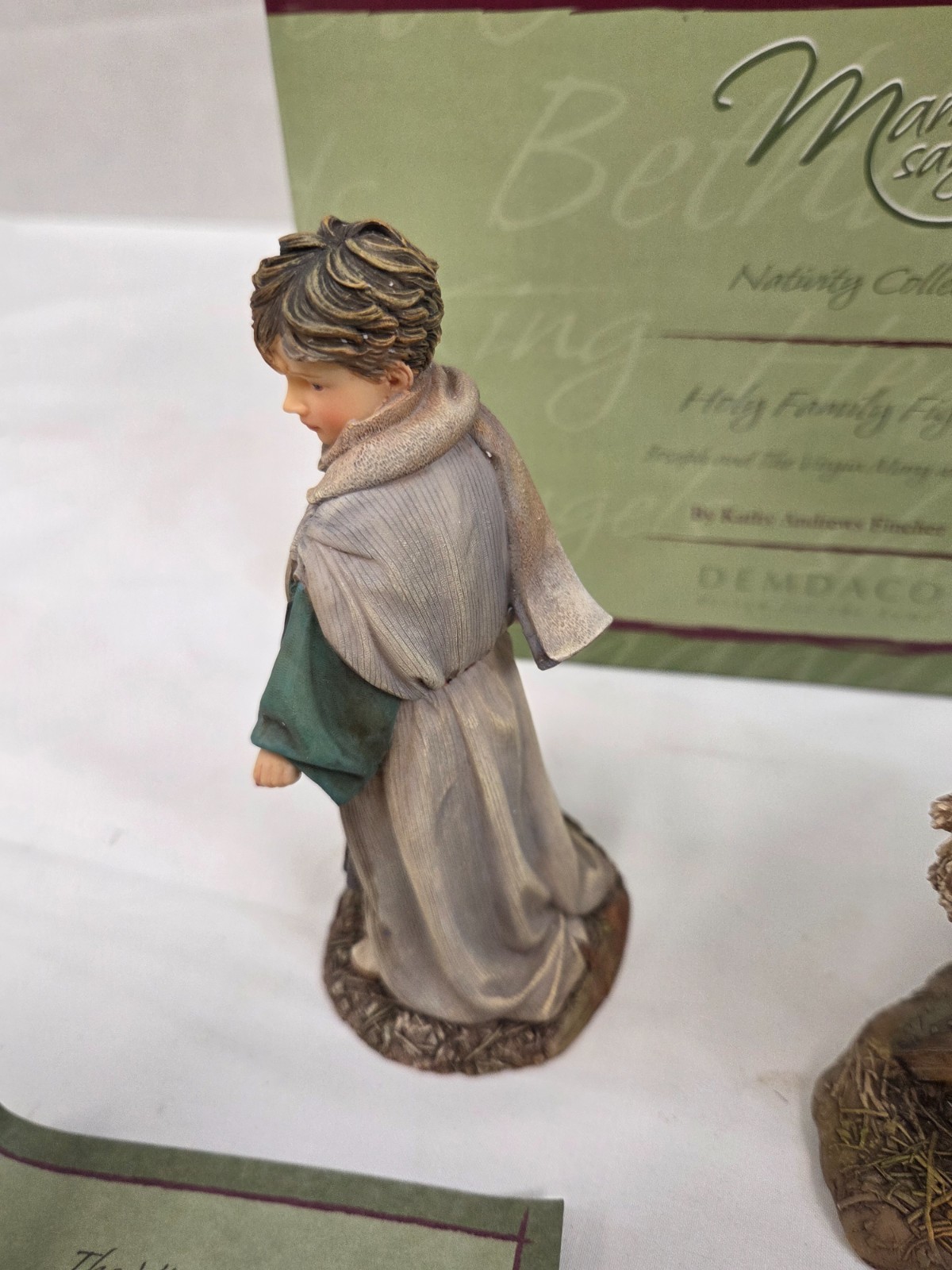 Mama Says Demdaco Kathy Fincher 2007 Nativity~ Holy Family Figurines ~ 55047